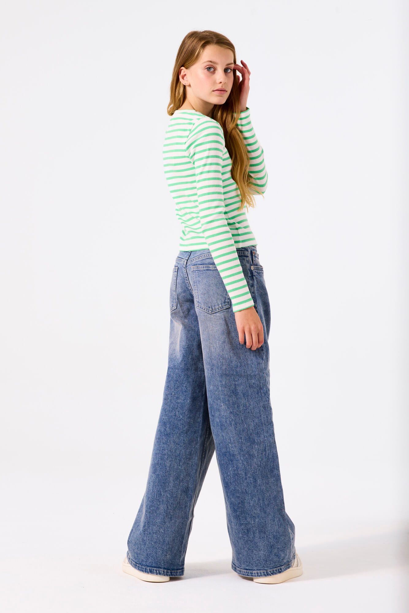 Garcia Shirttop met gestreept patroon