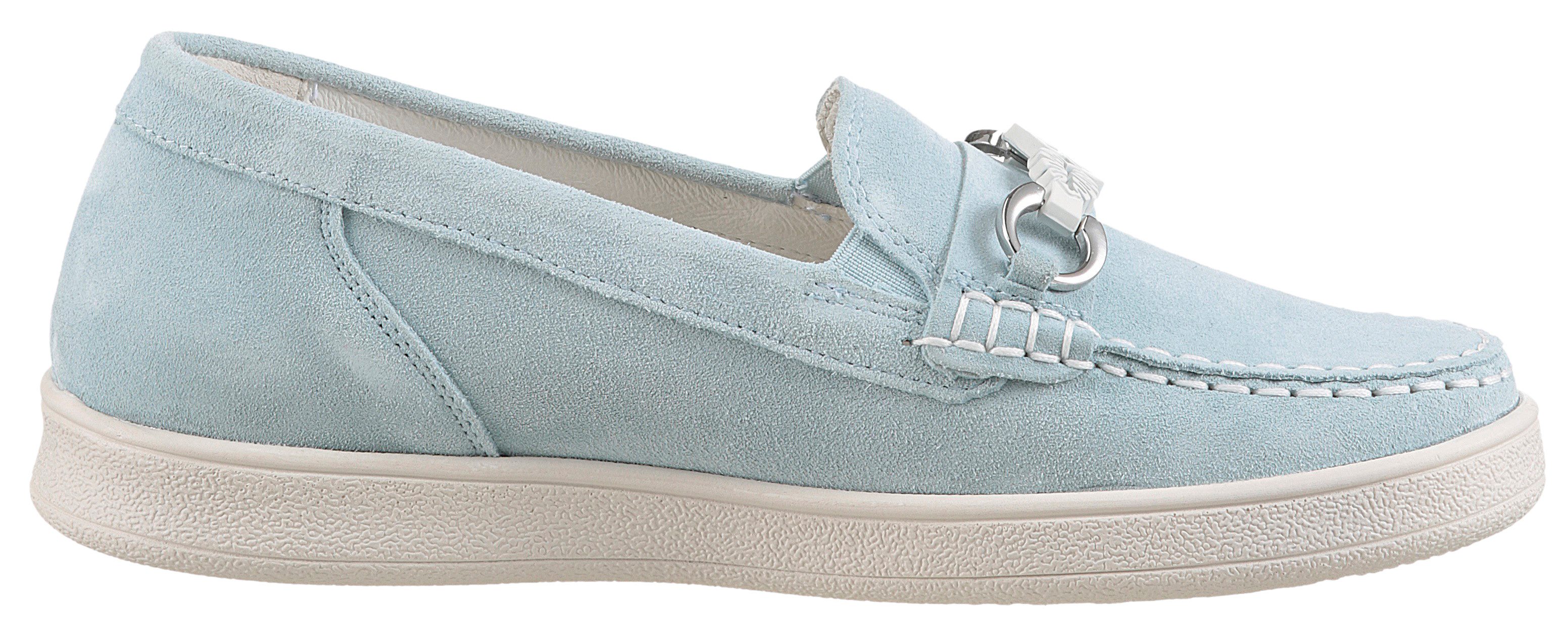 Waldläufer Mocassins H-DAISY , slippers, lage schoen, instapschoen in comfortabele breedte h