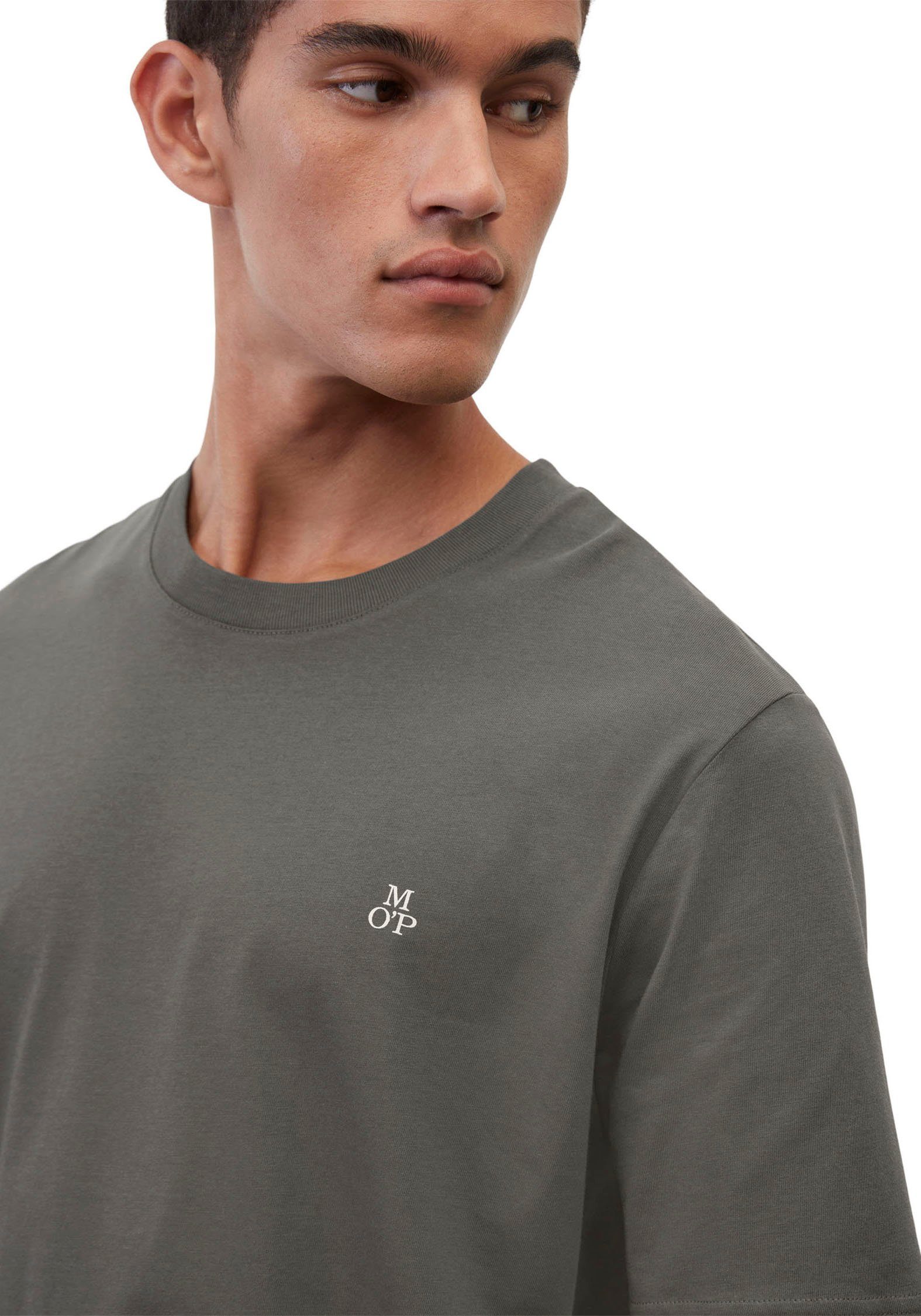 Marc O'Polo T-shirt Logo-T-shirt van bio-katoen