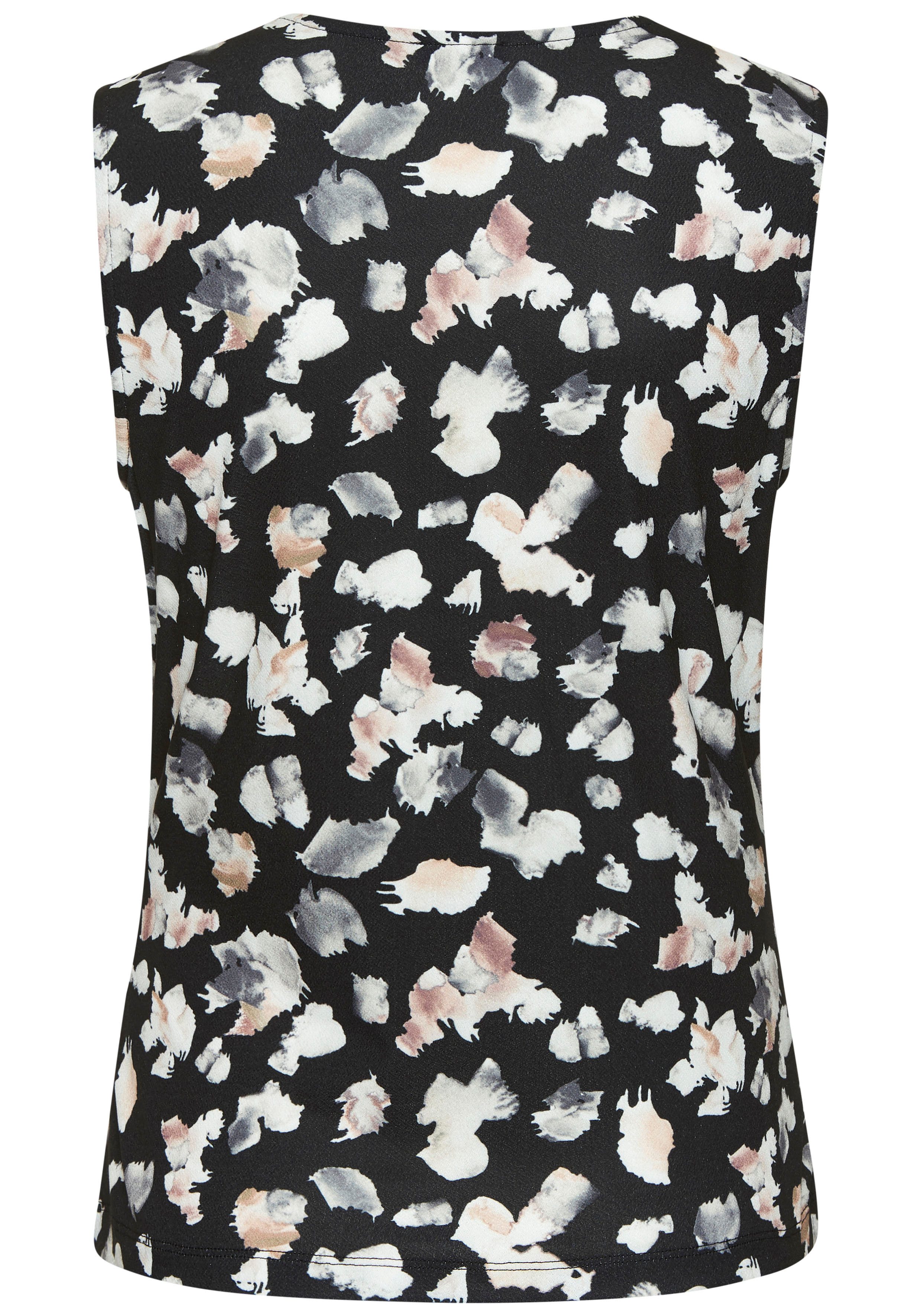 Lascana Tanktop in wikkel-look blousetop met alloverprint en zijraffing