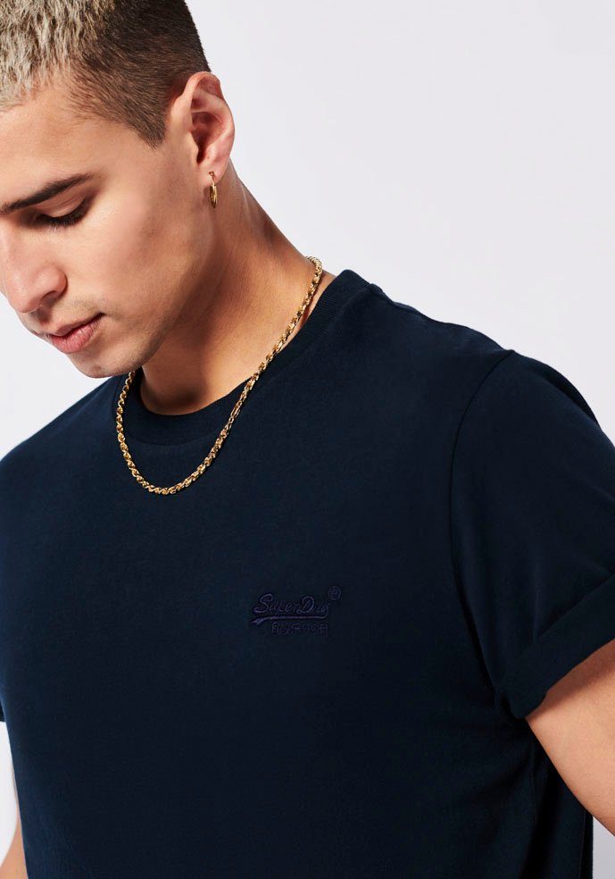 Superdry Shirt met ronde hals Vintage Logo Emb Te