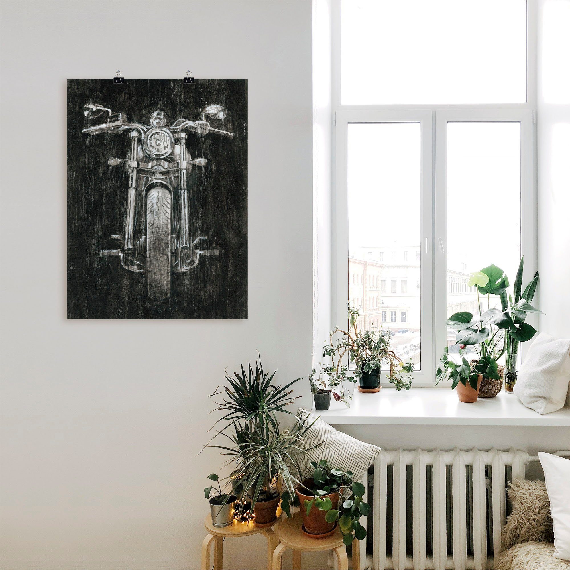 Artland Artprint Ijzeren paard I als poster, muursticker in verschillende maten