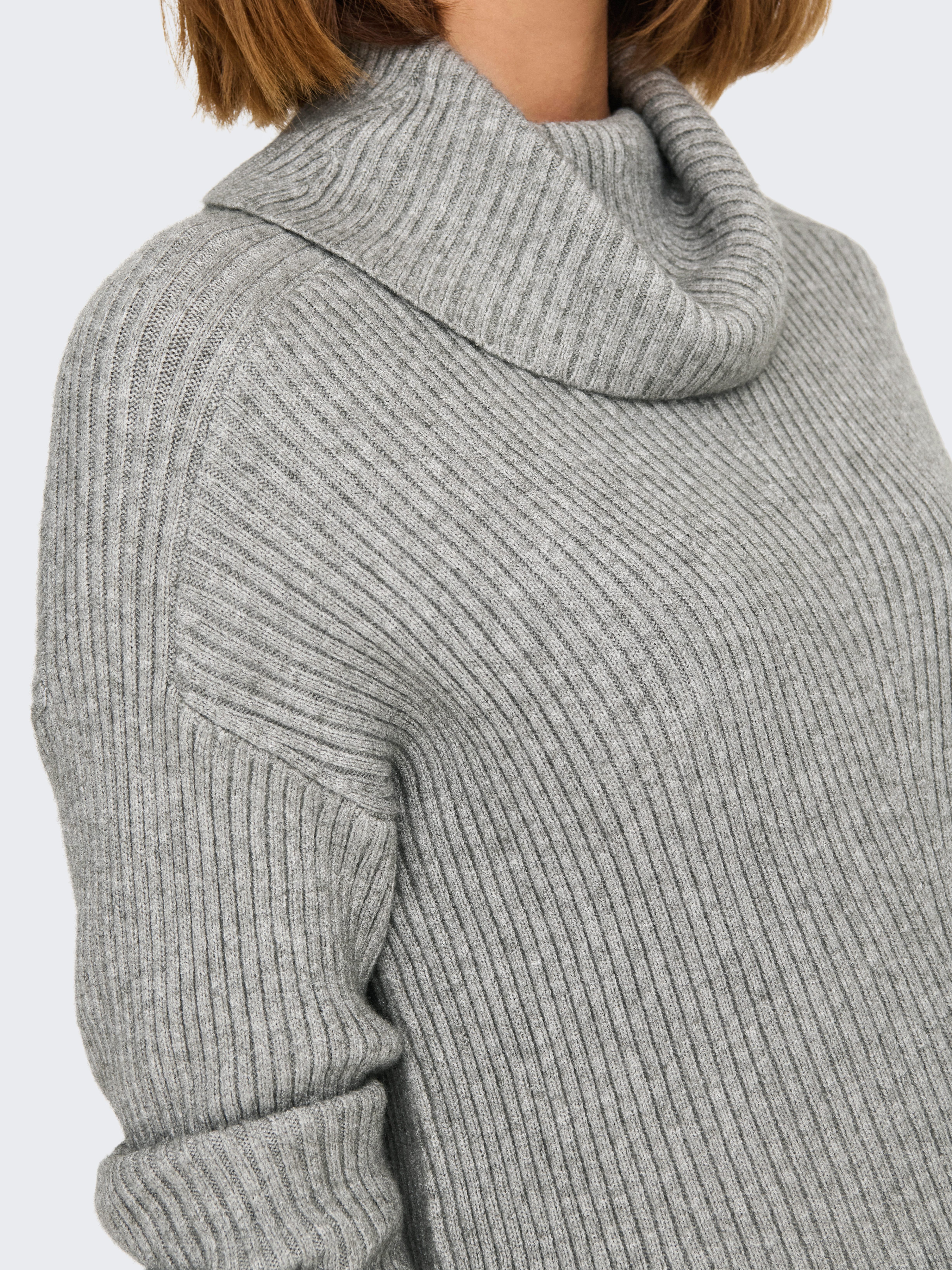 Only Coltrui ONLKATIA LS SADDLE ROLL NECK CC KNT