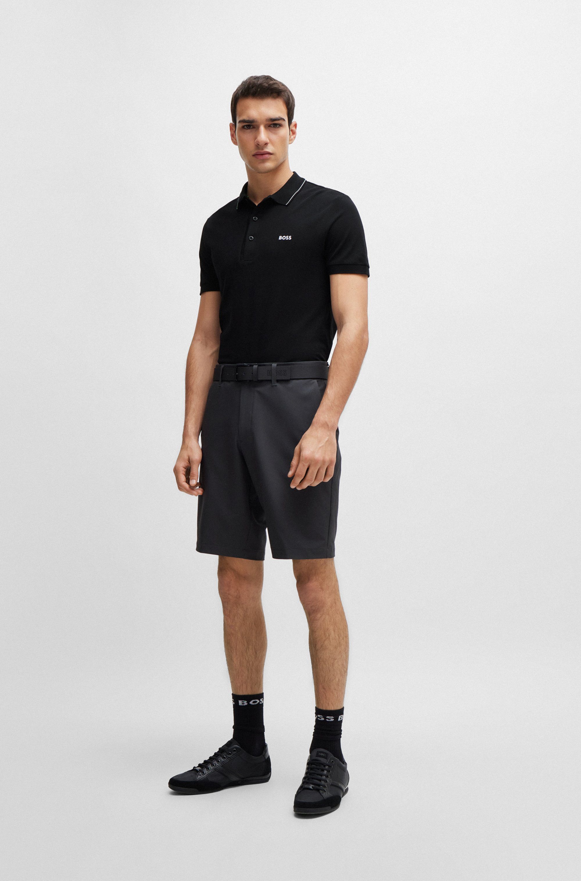 BOSS GREEN Poloshirt Paule 4 met een polokraag