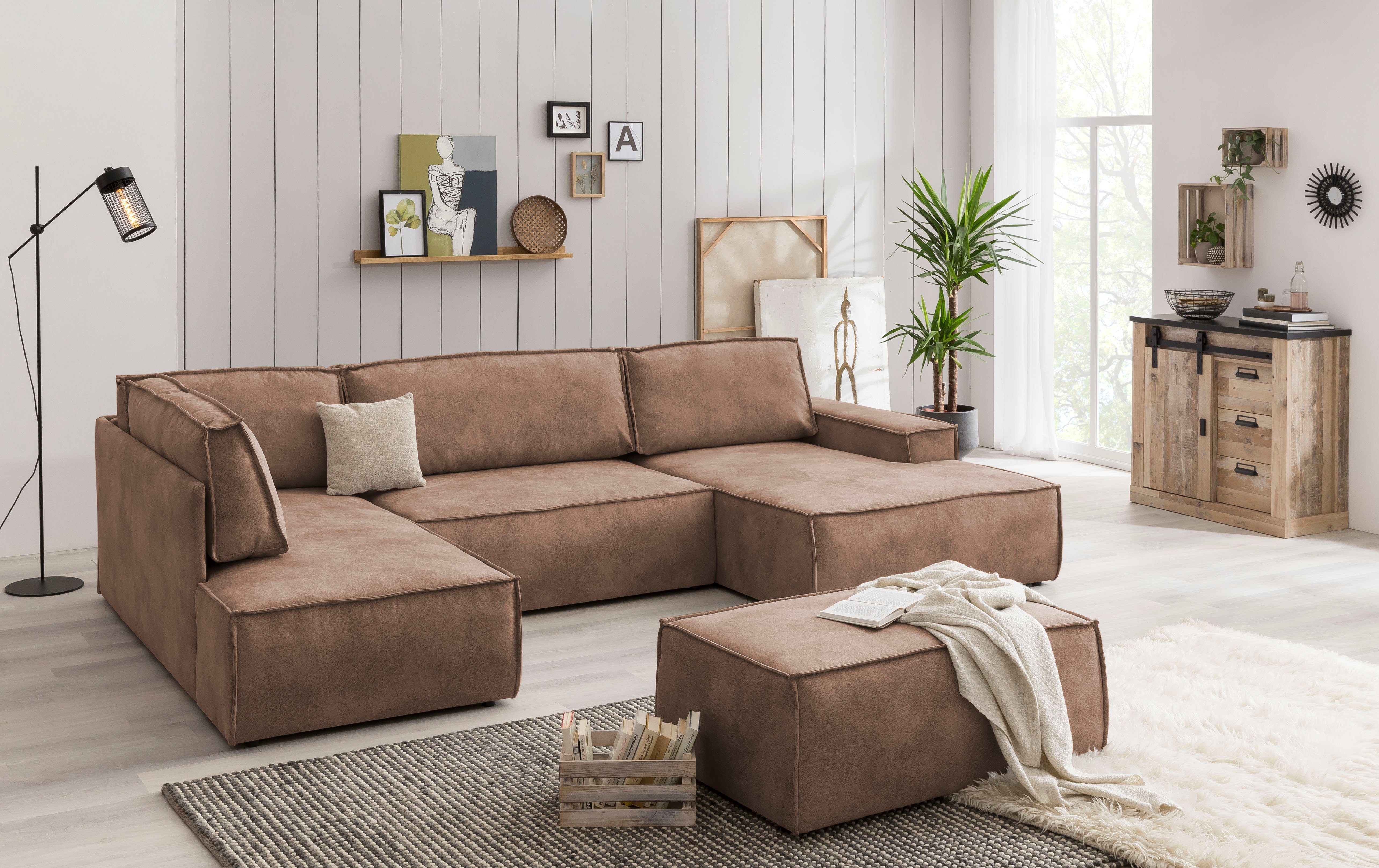 Home affaire Hocker Sherwood passend bij de bekleding van de sherwood-serie