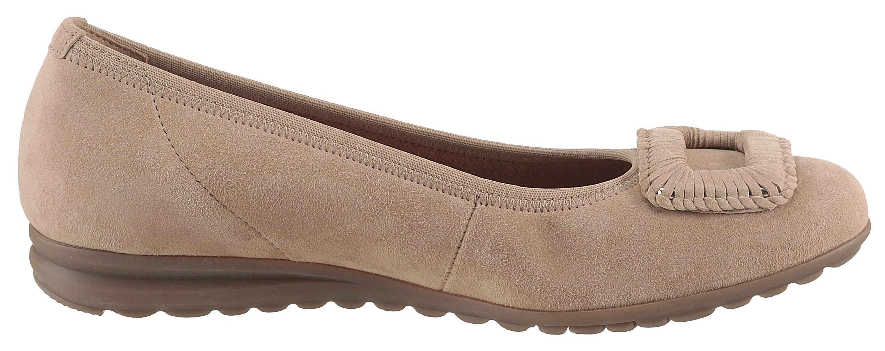 Gabor Ballerina's Florence , comfort schoen, zakelijke schoen, elastische afwerking, comfortbreedte g (= breed)