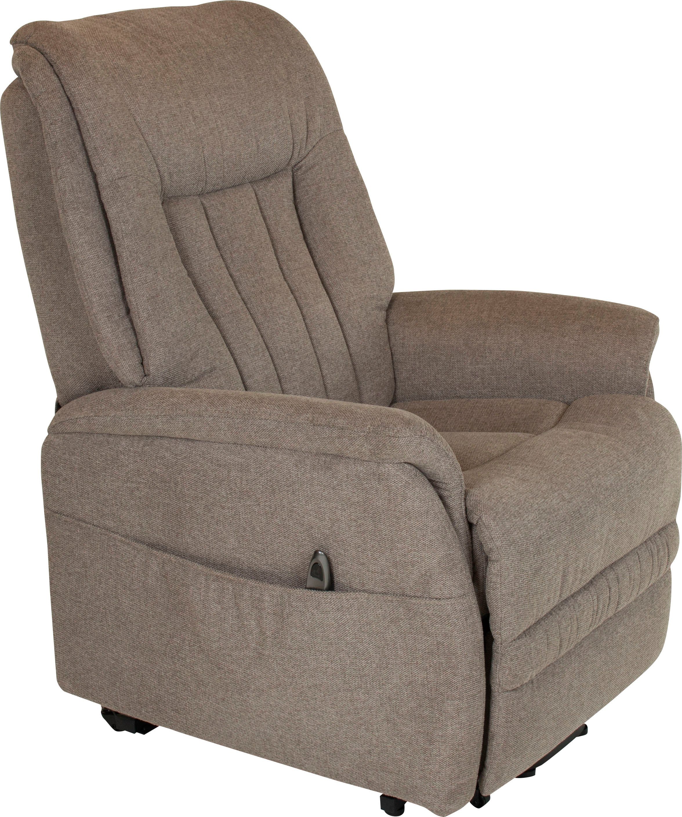 Duo Collection Relaxfauteuil Noli XXL tot 150 kg draagvermogen, met elektrische opstahulp Relaxfunctie en pocketveren binnenvering met stalen nosagvering