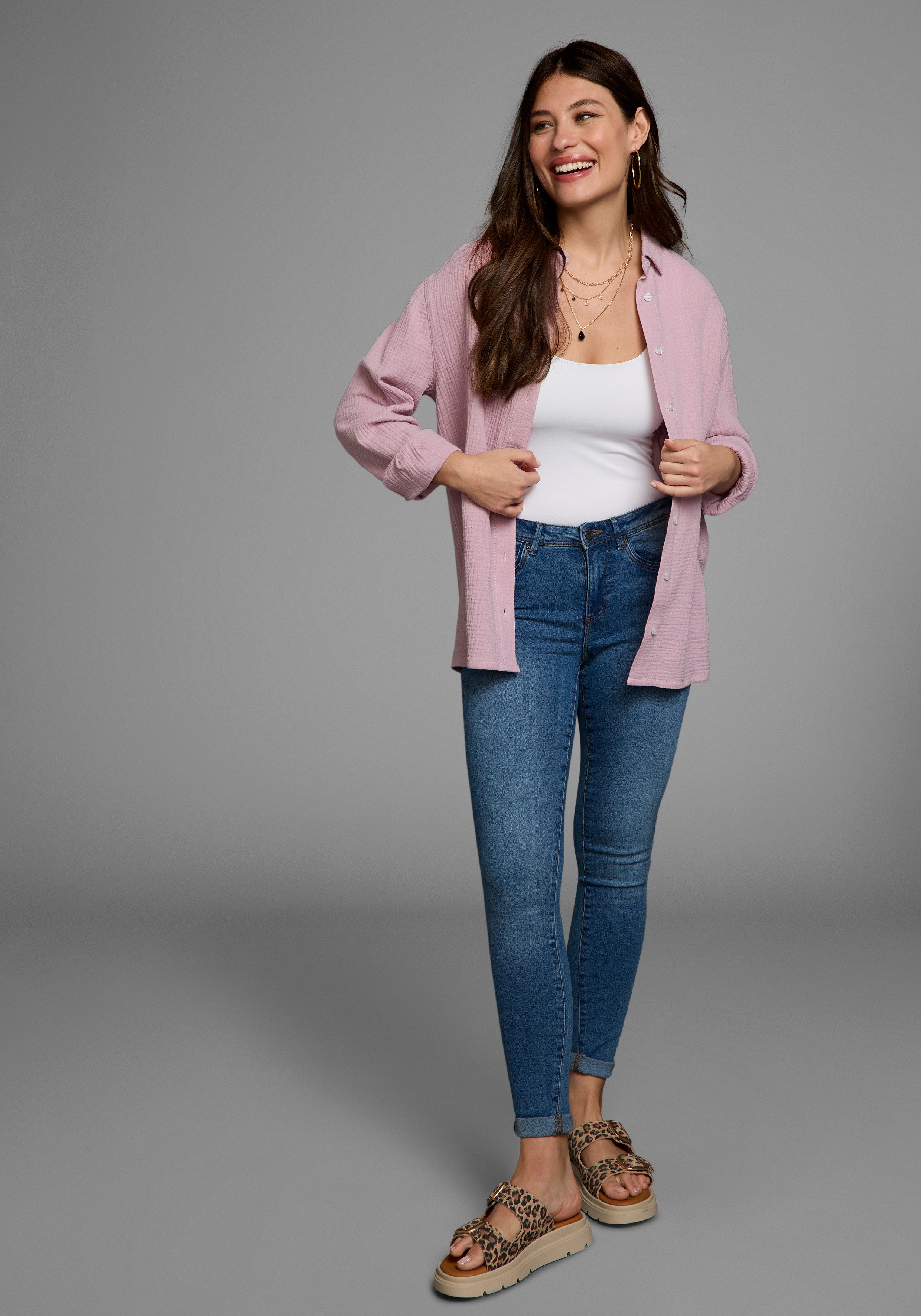 Laura Scott Crop-top in ribkwaliteit (2 stuks)