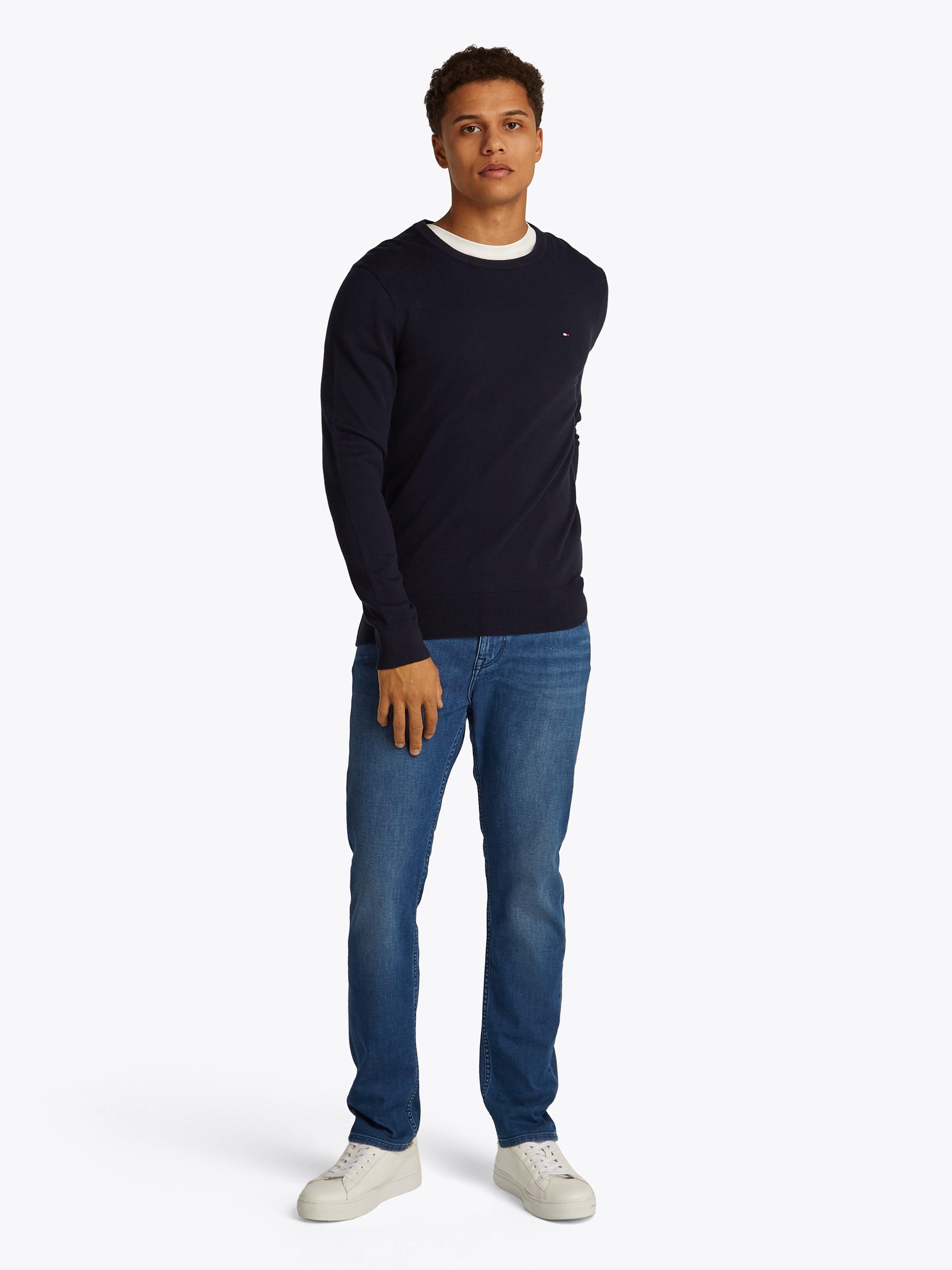 Tommy Hilfiger Trui met ronde hals ESSENTIAL COTTON CREW NECK