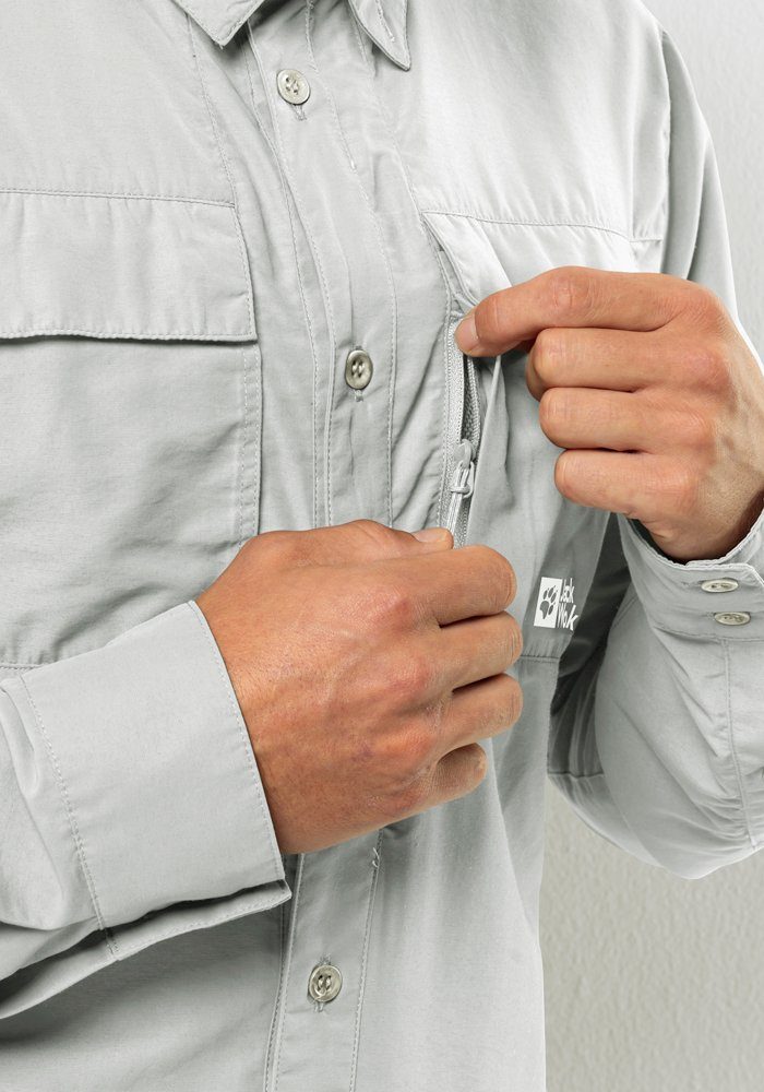 Jack Wolfskin Overhemd met lange mouwen BARRIER LS SHIRT M