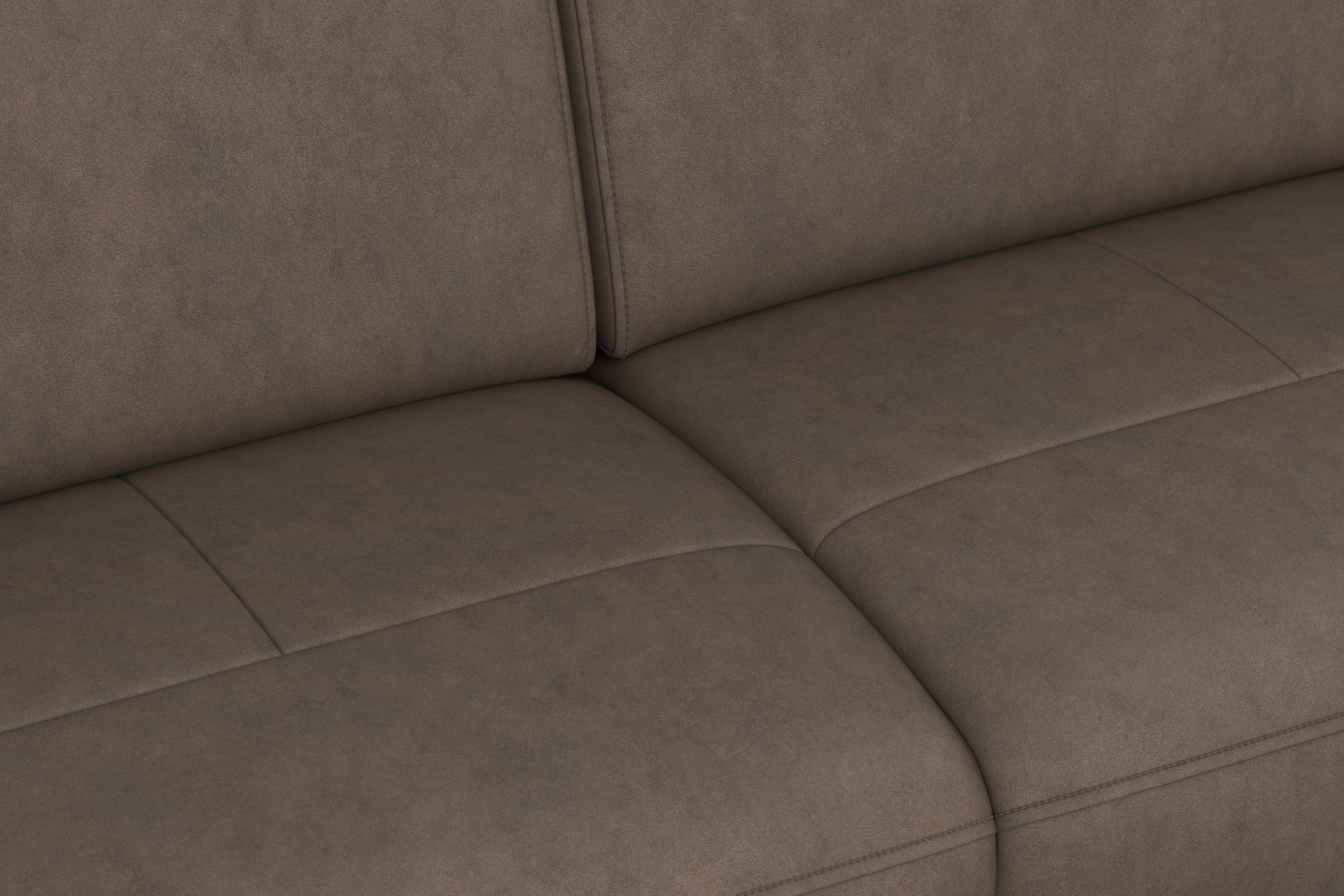 sit&more Hoekbank Freetown L-vorm met verstelbare hoofdsteun en comfortabele binnenvering