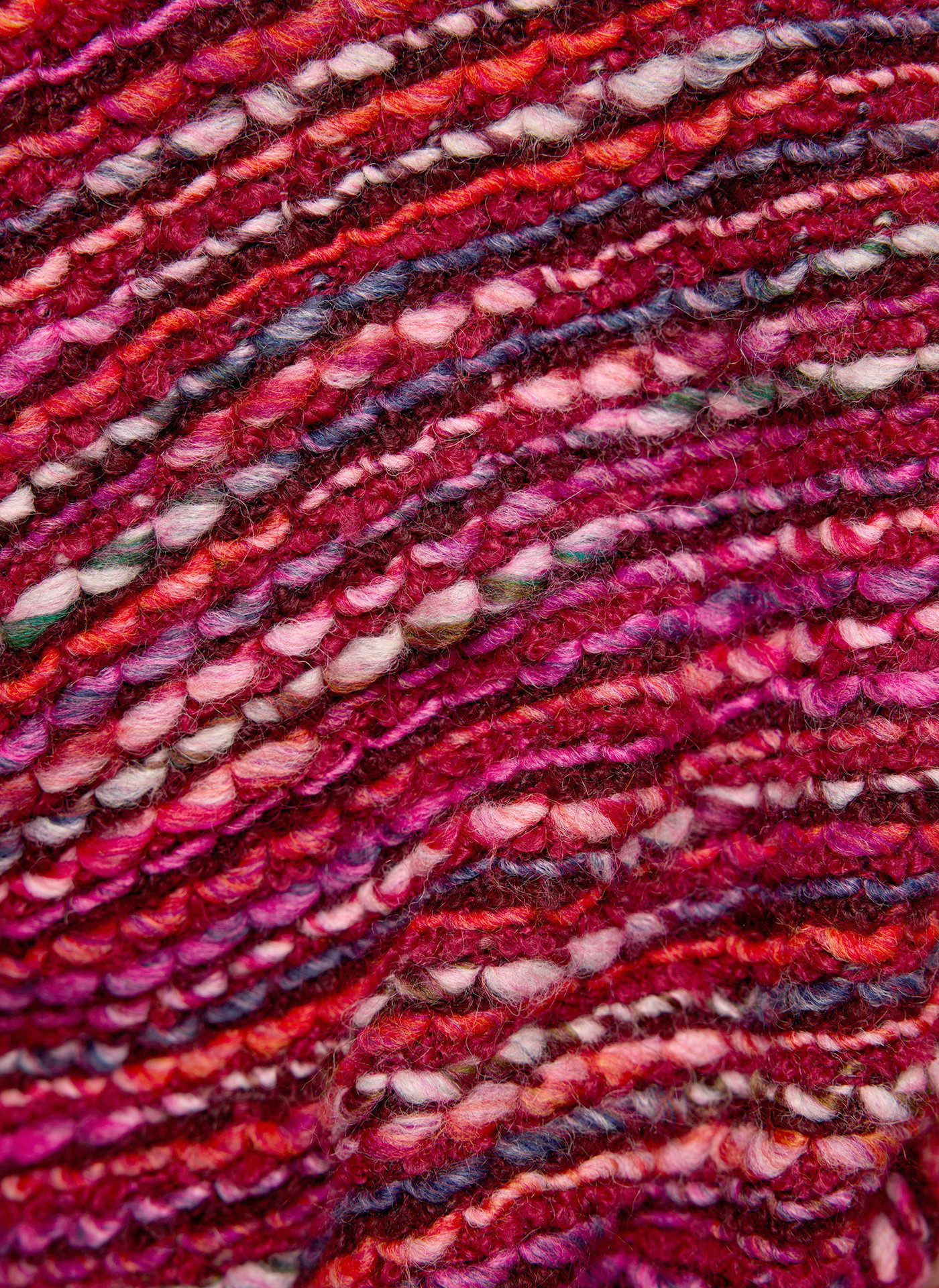 Rabe Vest in streepjes-design en in breisel-look