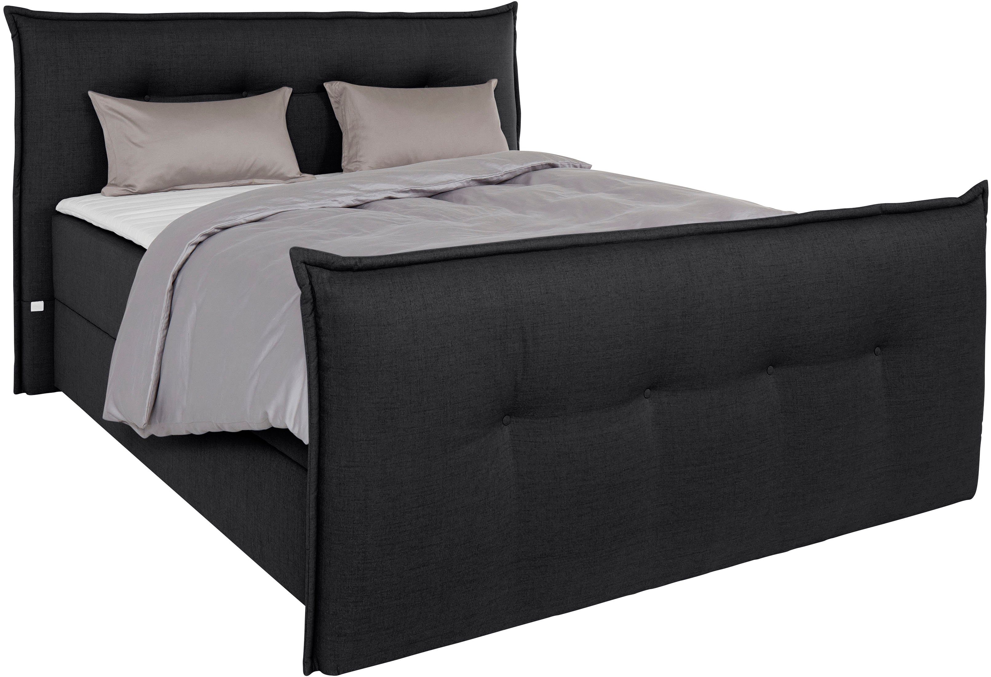 andas Boxspring Lichtgewicht inclusief voetbord, bedkist & topmatras, in 4 breedten en 2 hardheden
