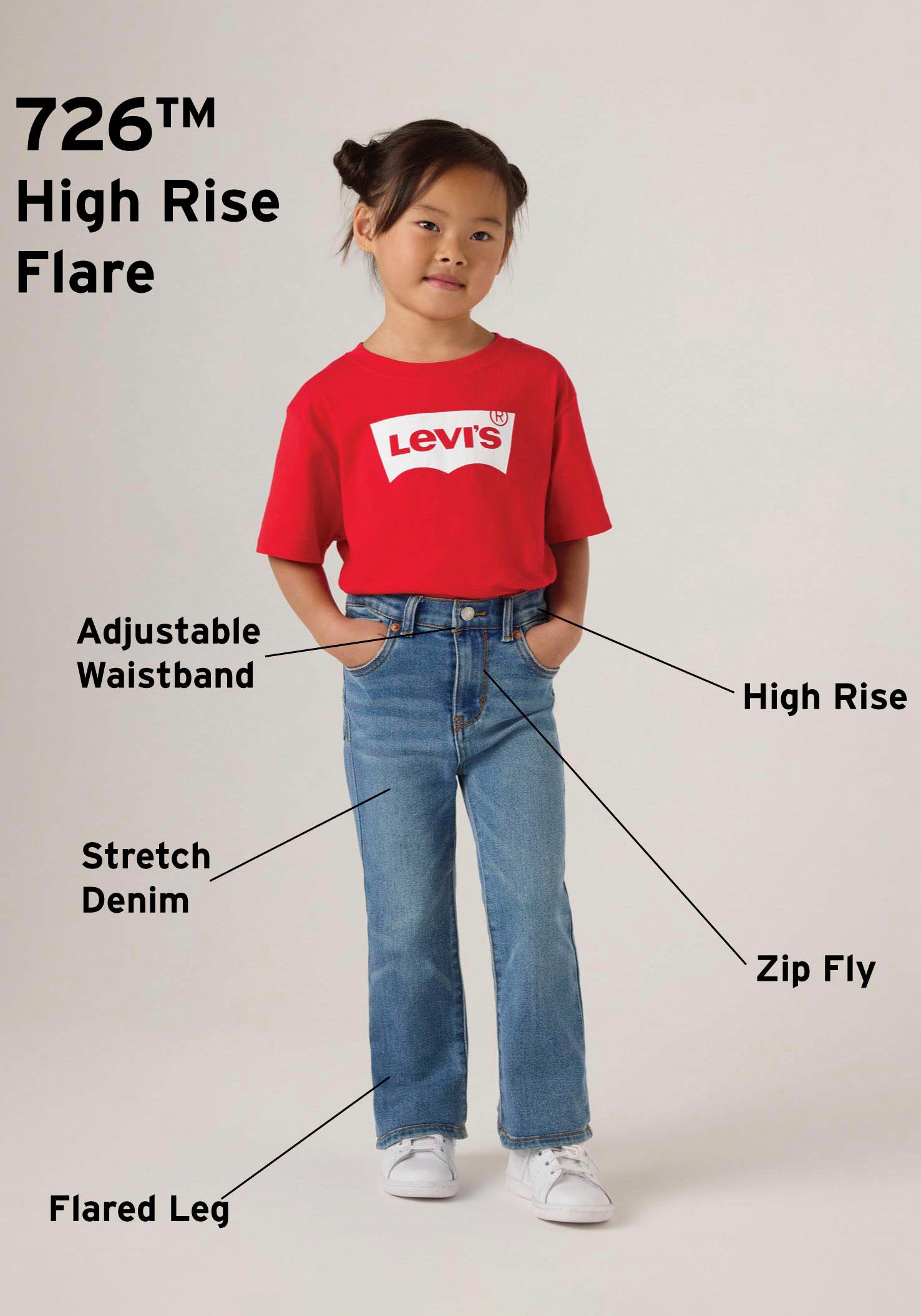 Levi's Kidswear Bootcut jeans LVG 726 HIGH RISE FLARE JEAN