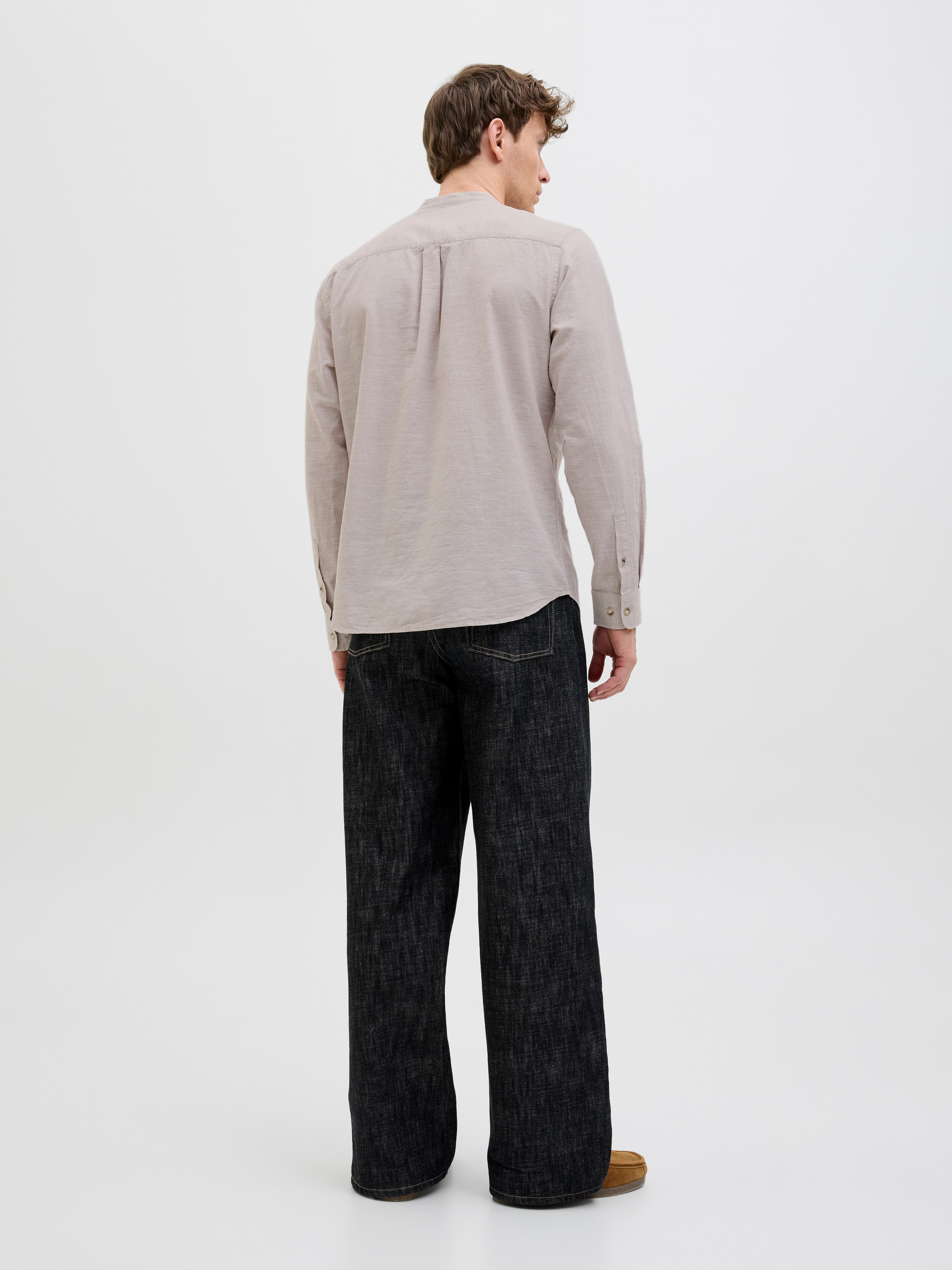 Jack & Jones Overhemd met lange mouwen JJESUMMER HALF PLACKET SHIRT LS SN