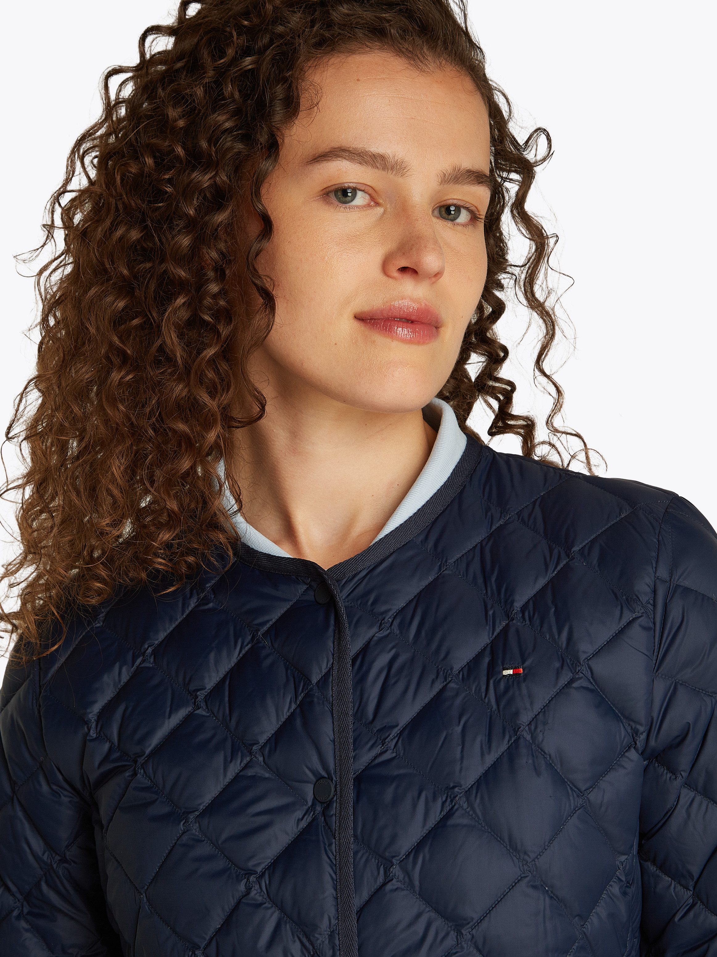 Tommy Hilfiger Gewatteerde jas met geborduurd logo