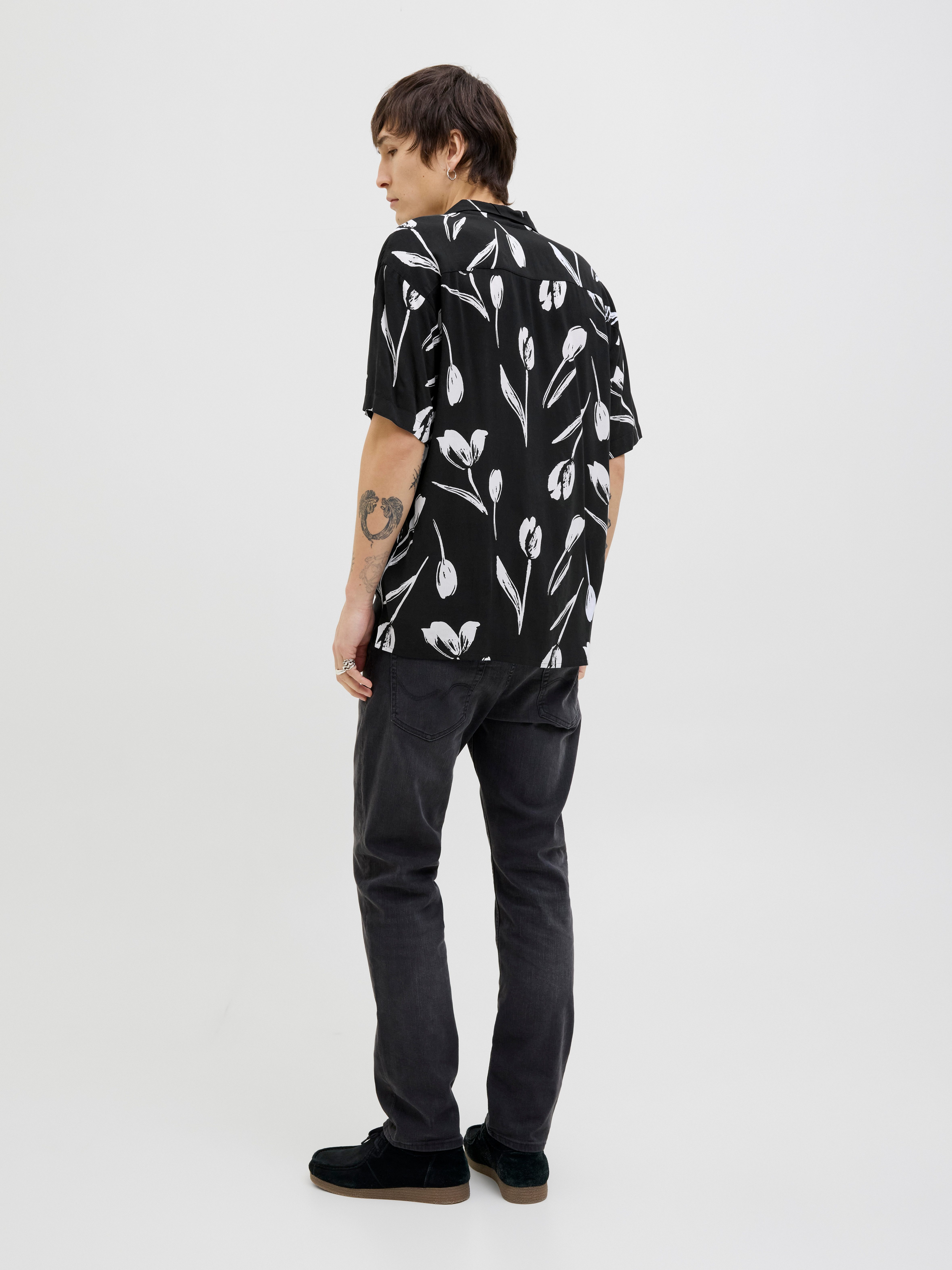 Jack & Jones Overhemd met korte mouwen JJEJEFF CHARGE RESORT SHIRT SS SN