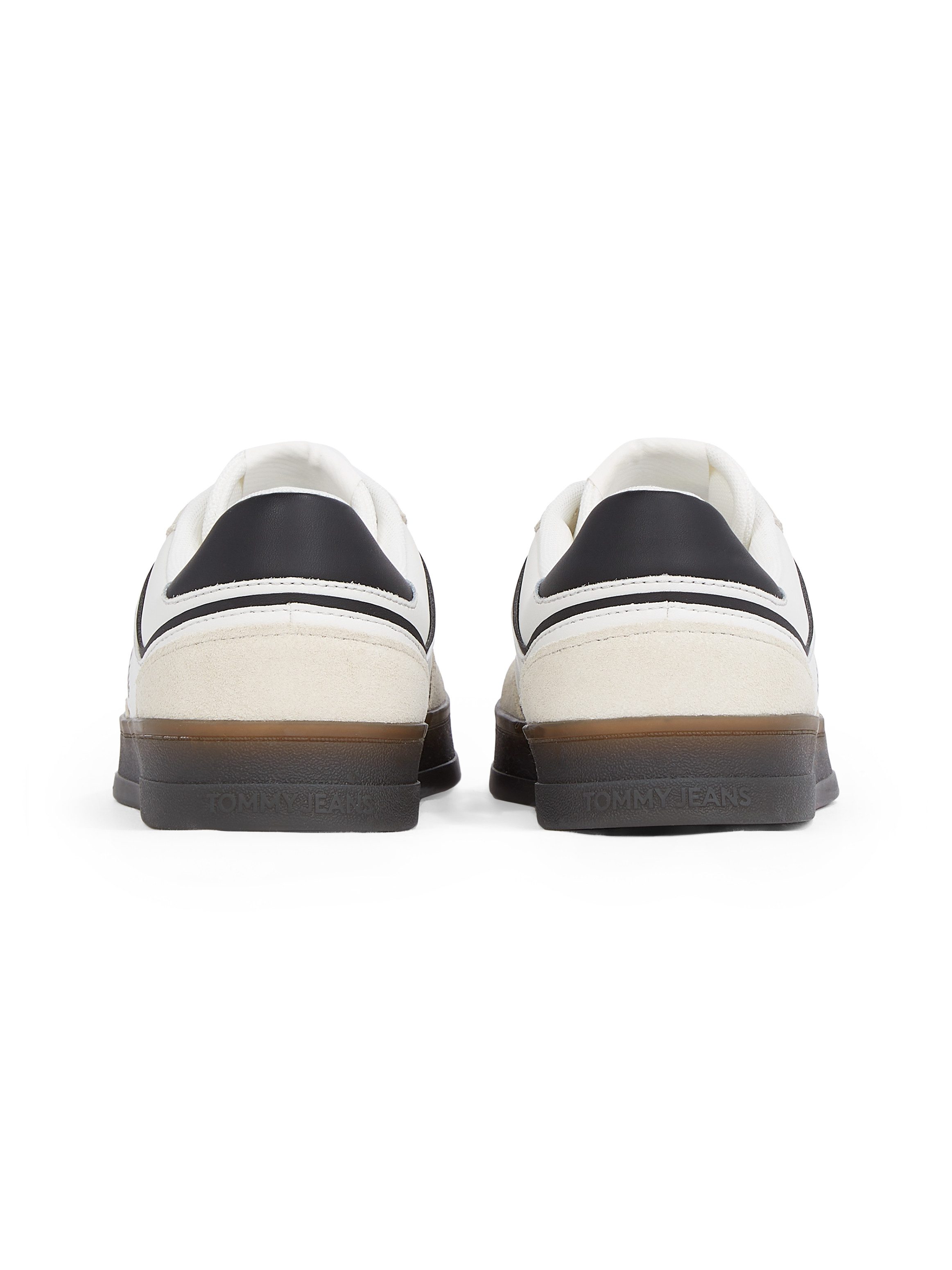 TOMMY JEANS Sneakers THE GREENWICH LEATHER vrijetijdsschoen, lage schoen, veterschoen met contrast bies
