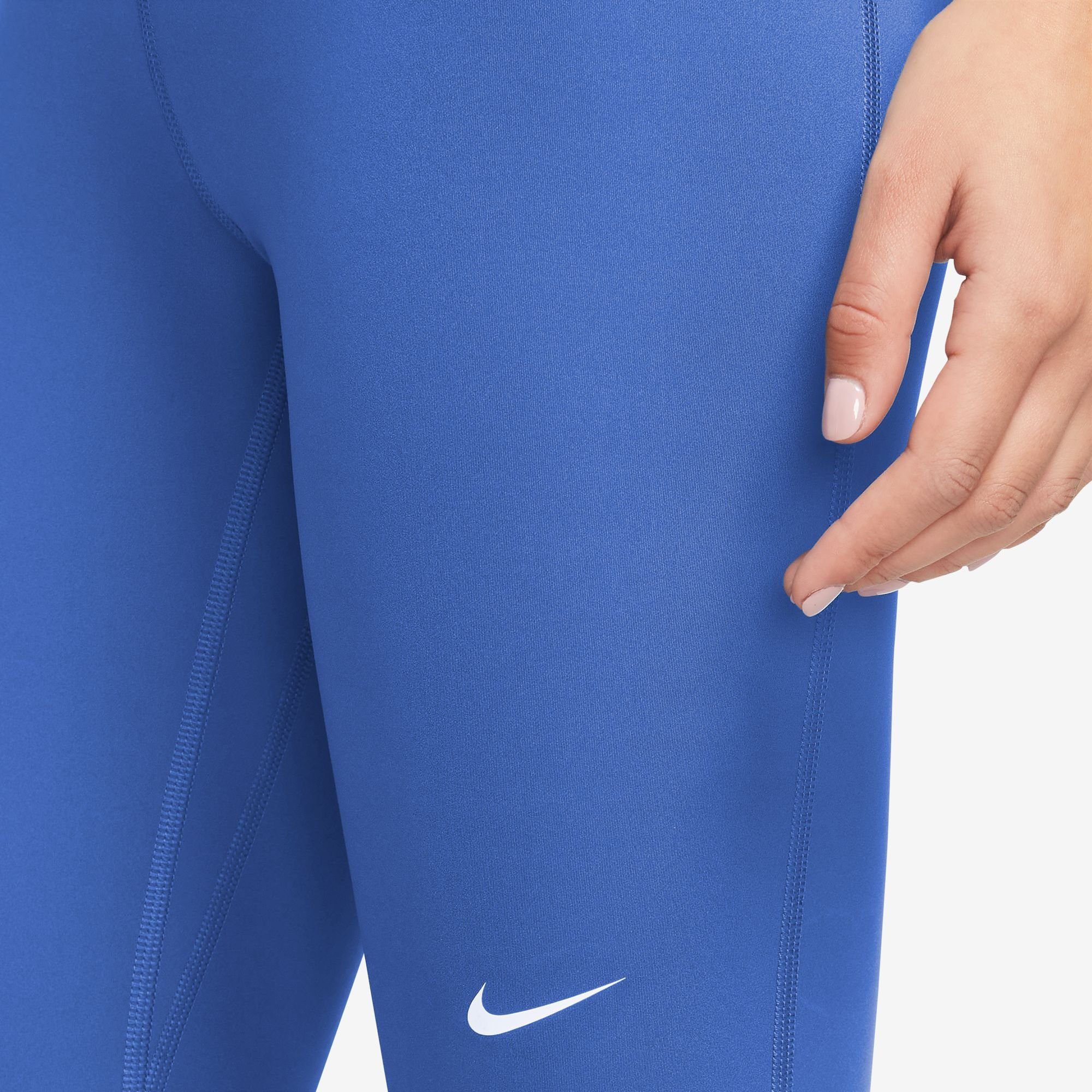 Nike Pro Women's Mid-Rise Mesh-Panelled Leggings. Nike NL