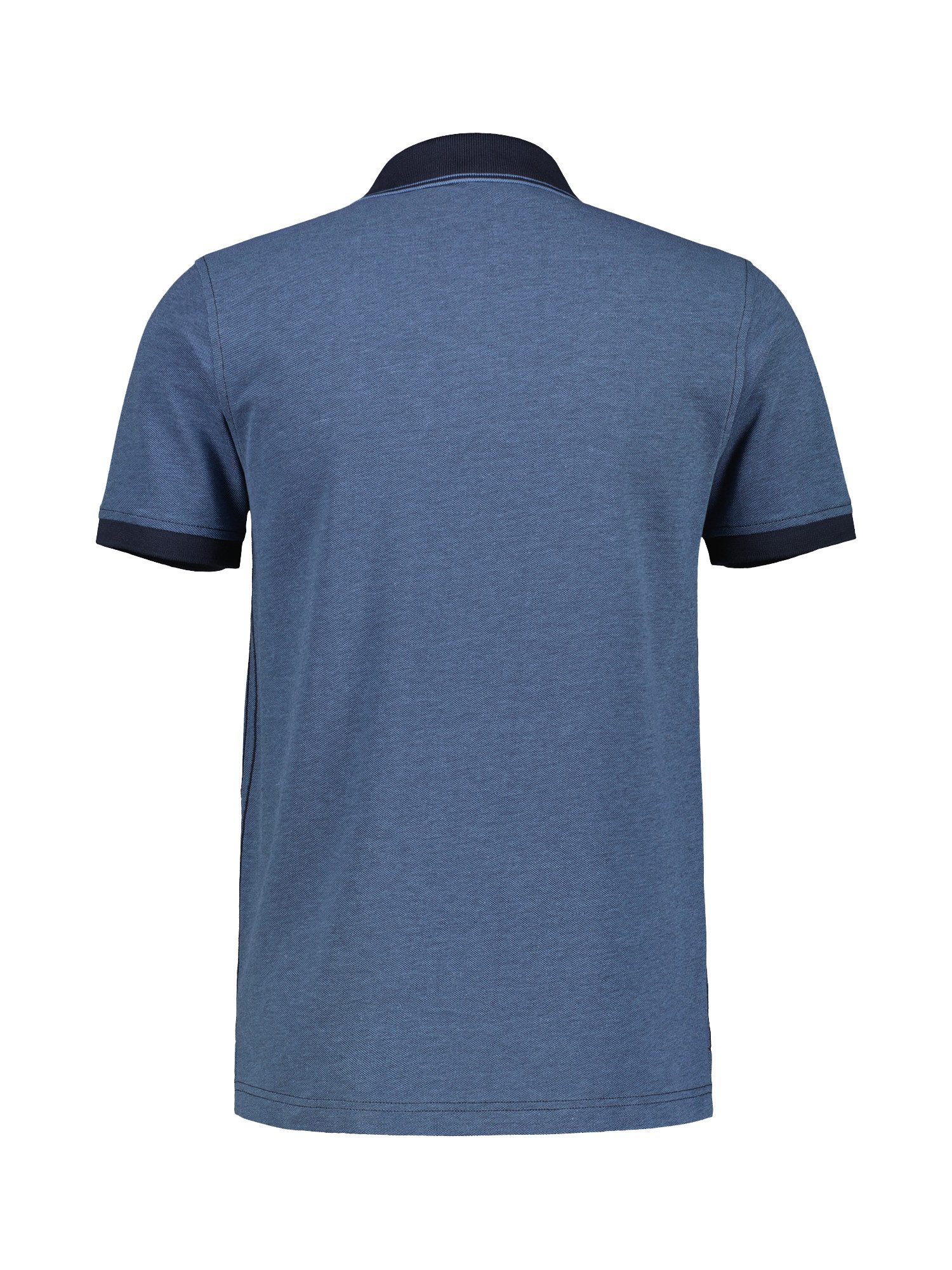 Lerros Poloshirt LERROS poloshirt in melange-look