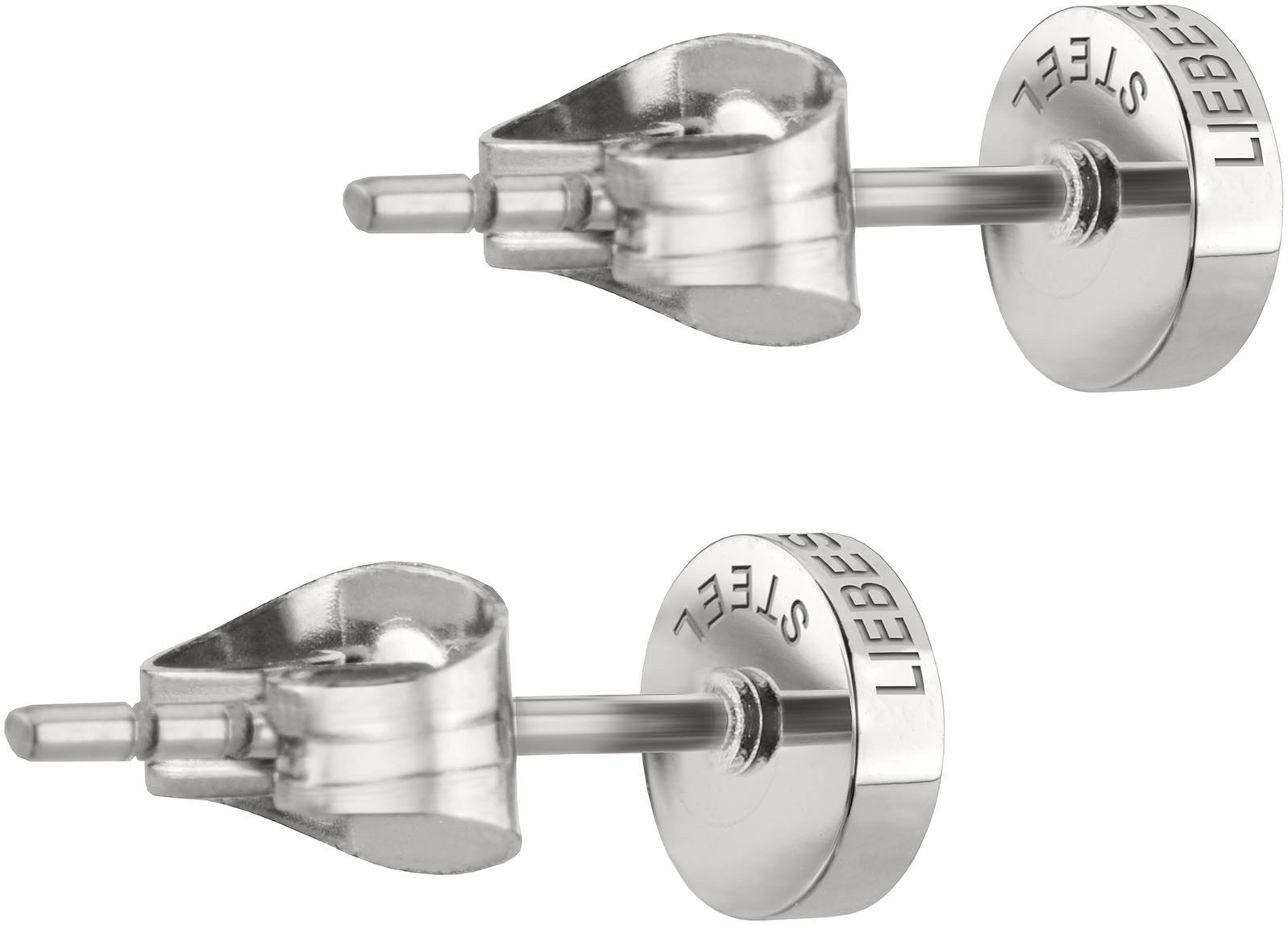 Liebeskind Berlin Paar oorstekers Schmuck Geschenk Edelstahl Ohrringe Kreis, LJ-0483-E-05, LJ-0484-E-05