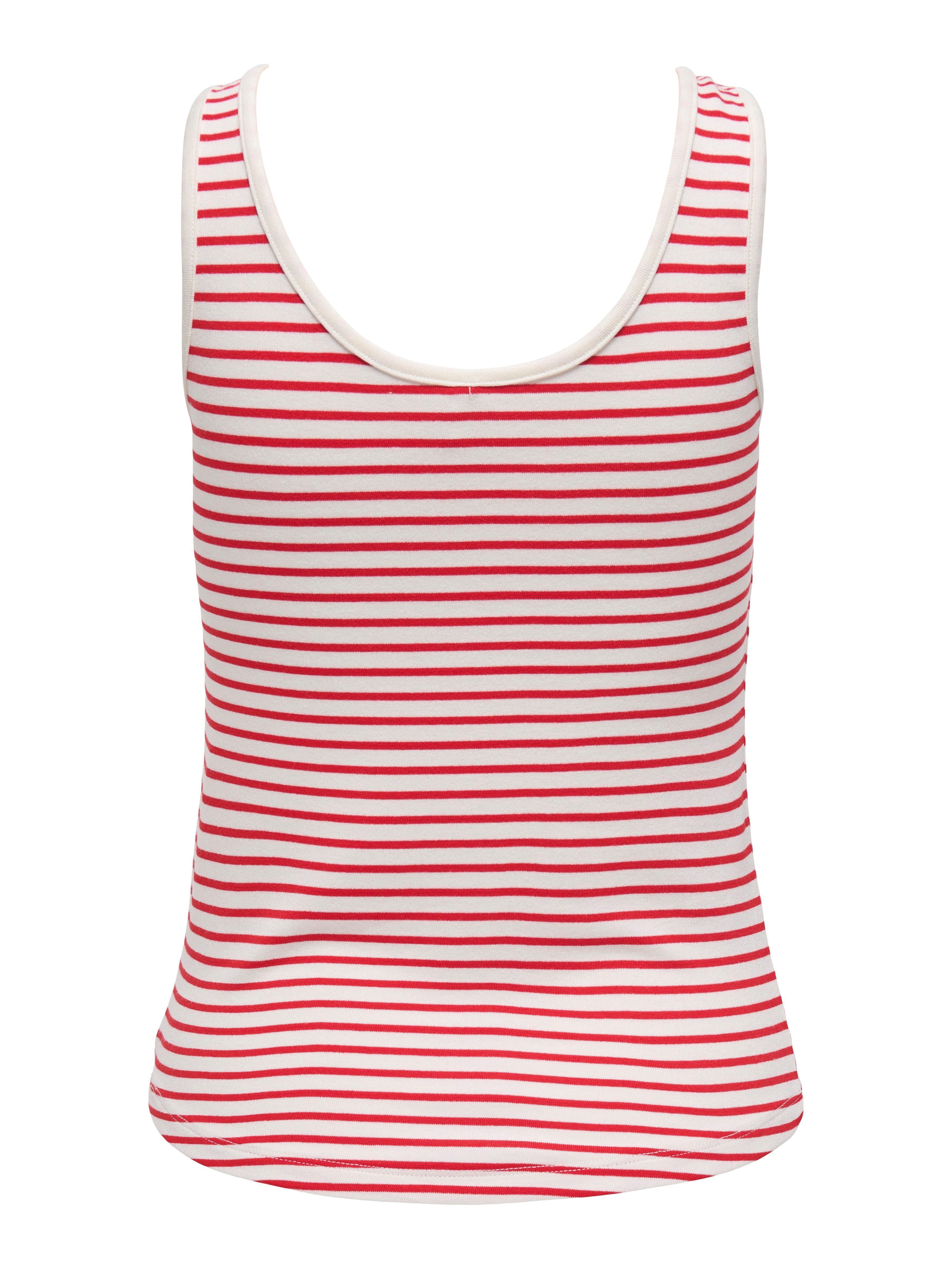 Only Shirt ONLDEVIN S/L STRIPE O-NECK TOP JRS
