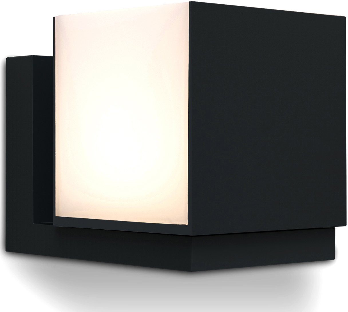 LUTEC Ledwandlamp voor buiten Cuba (1 stuk)