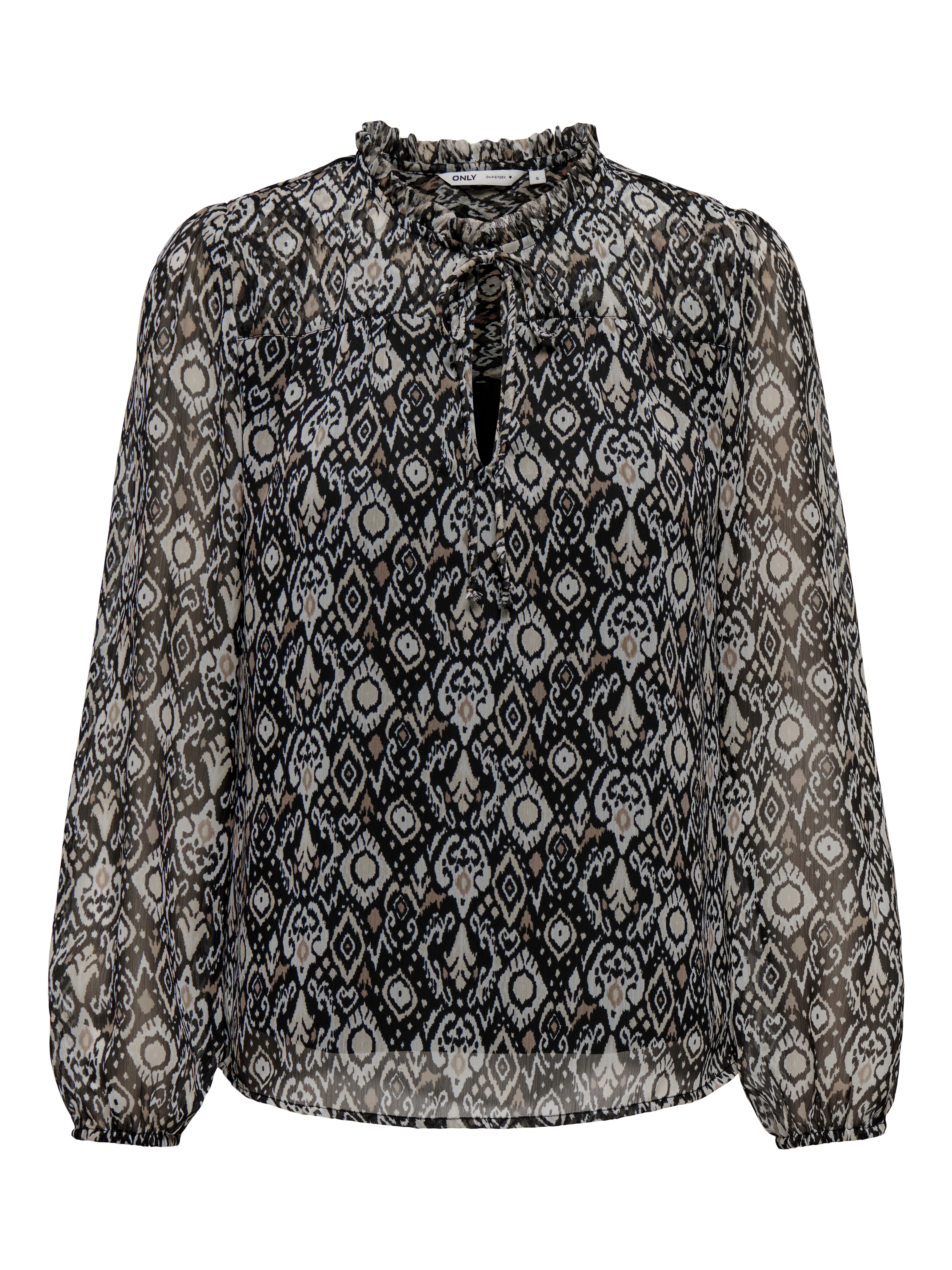 Only Chiffon blouse ONLDITSY L S BLOUSE WVN