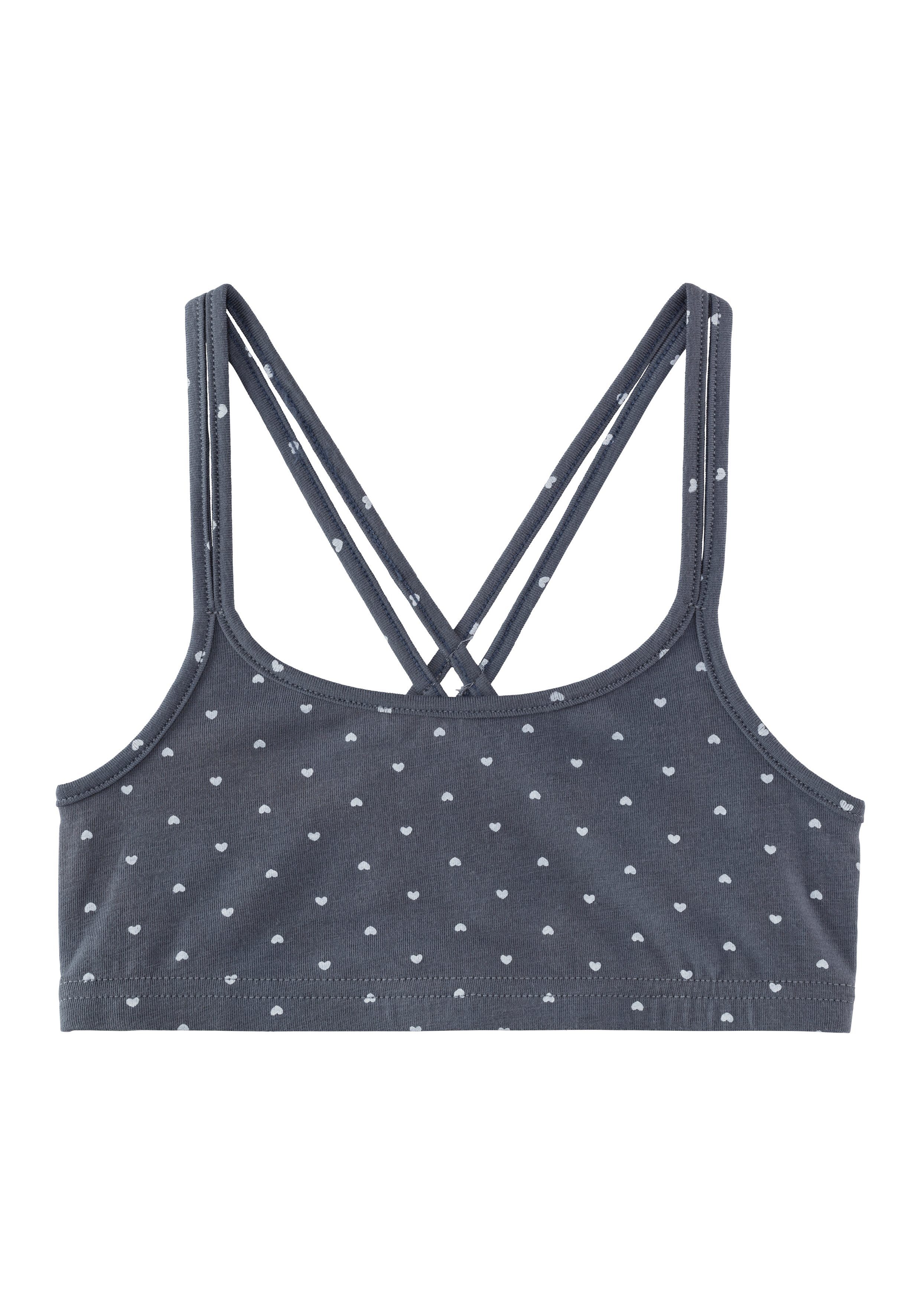 Bench. Bustier uni en allover bedrukt in één verpakking (set, 3-delig)