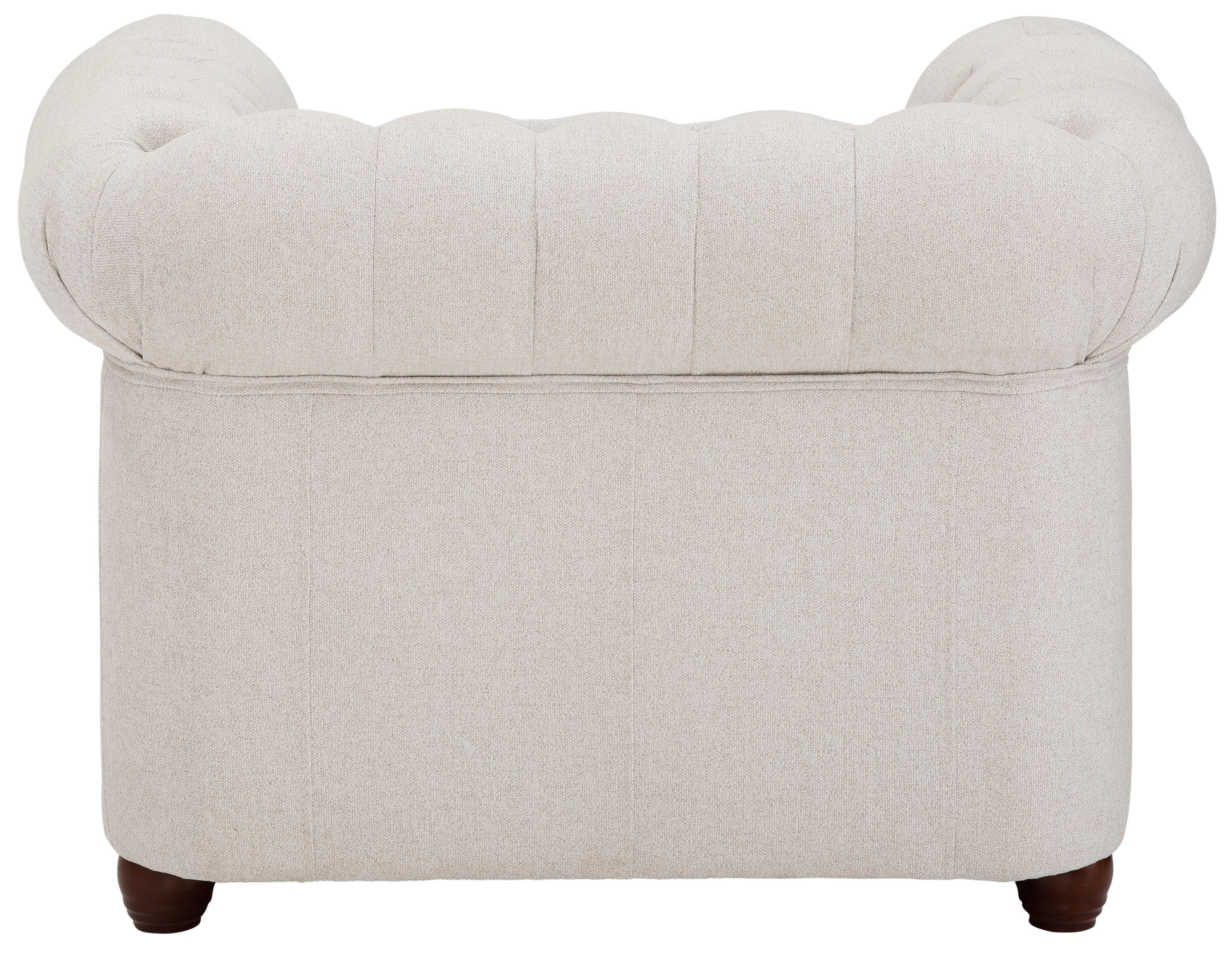 Home affaire Chesterfield-fauteuil New Castle fauteuil hoogwaardige capitonnage, bxdxh: 104x86x72 cm