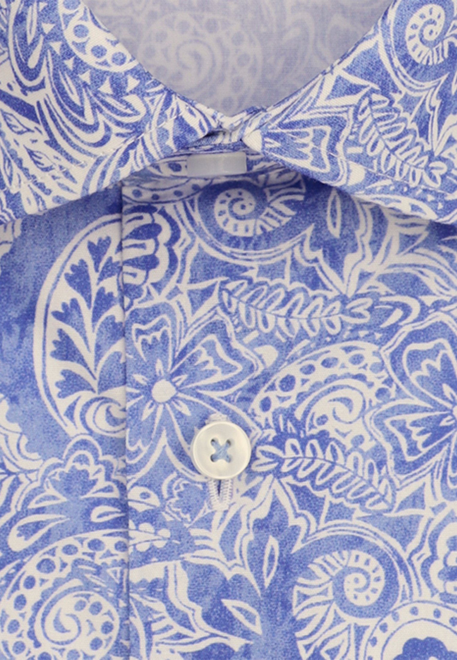 seidensticker Businessoverhemd Slim lange mouwen kentkraag paisley