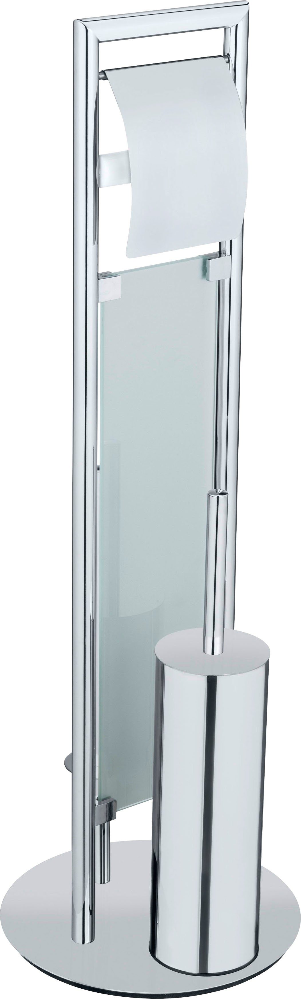 WENKO Toiletset Sulmona met siliconen borstelkop