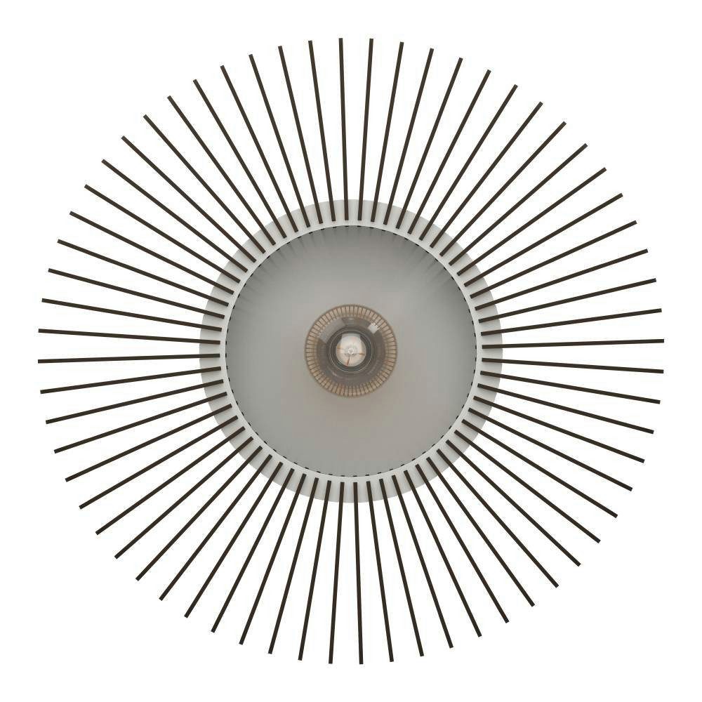 EGLO Plafondlamp PALOMBAIA Plafondlamp, hout in grijs, plafondlamp met E27 fitting, Ø 50 cm (1 stuk)