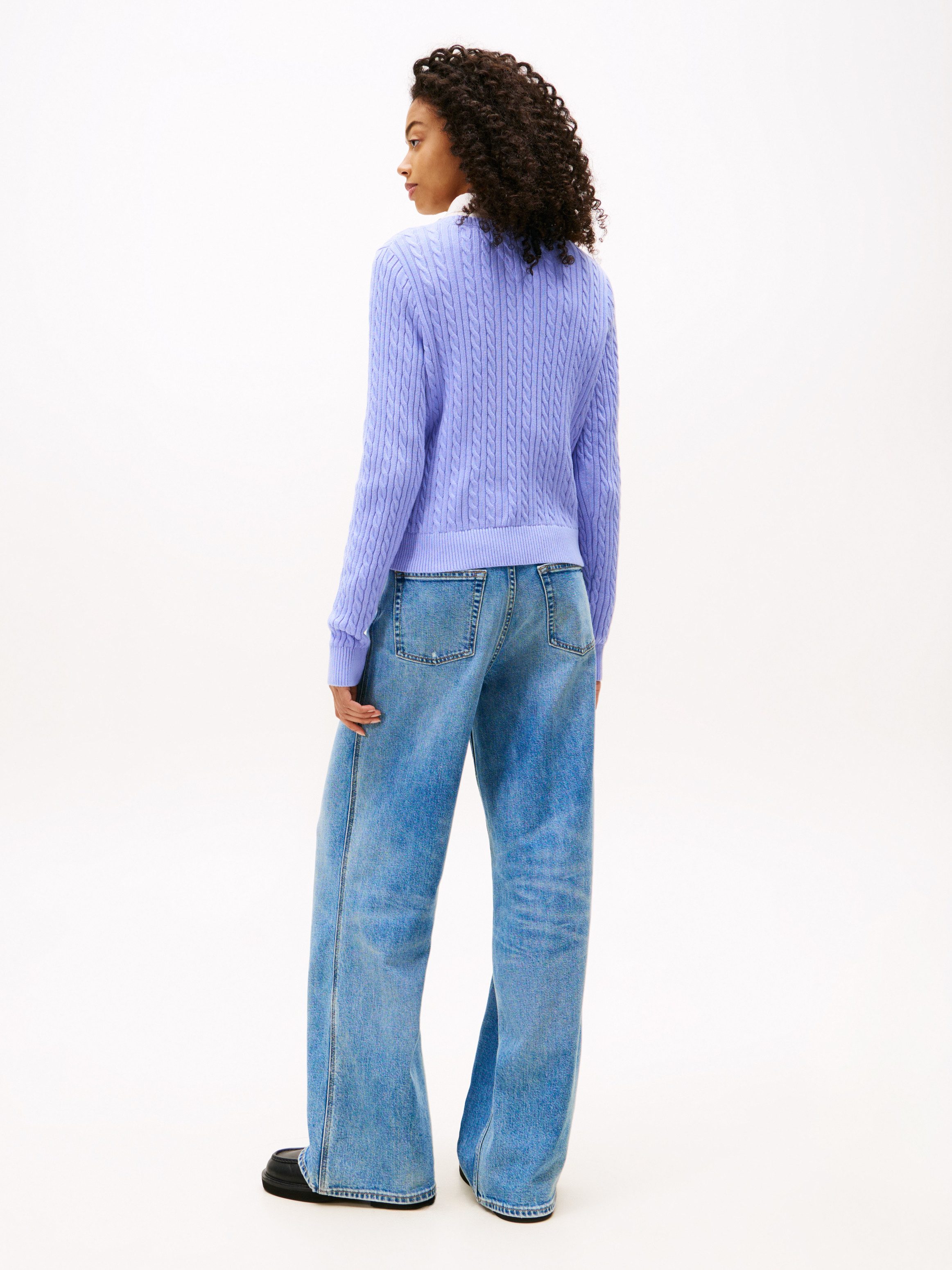 TOMMY JEANS Gebreide trui TJW CABLE ESSENTIAL SWEATER