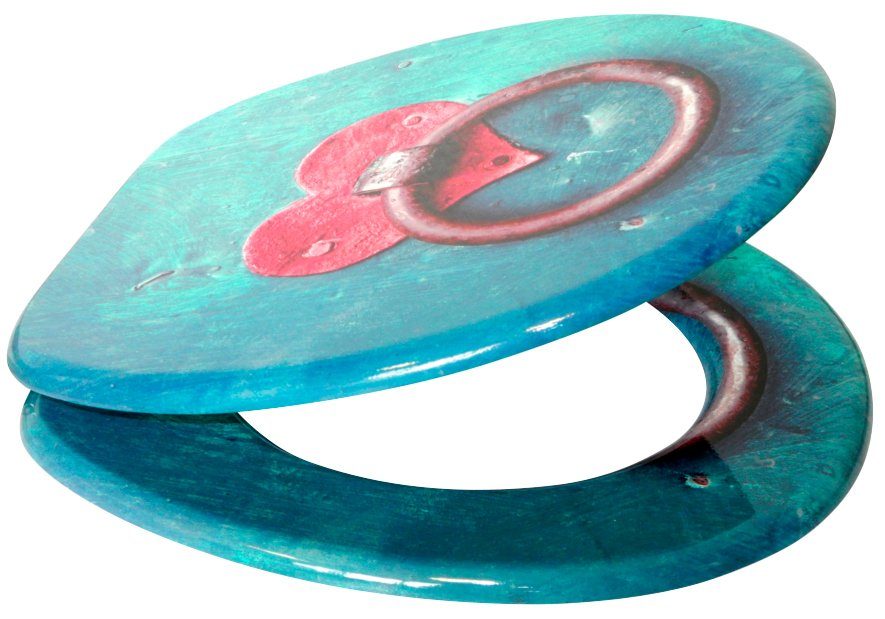 Sanilo Toiletzitting Knocker met soft-closemechanisme