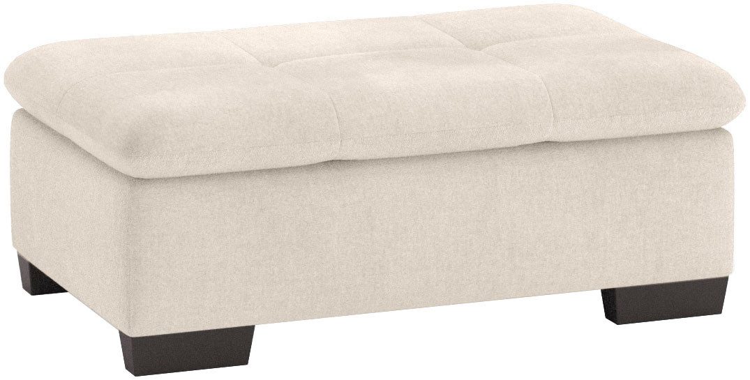 Mr. Couch Hockerbank Haiti II geschikt voor de set, optioneel met koudschuim hockers beige
