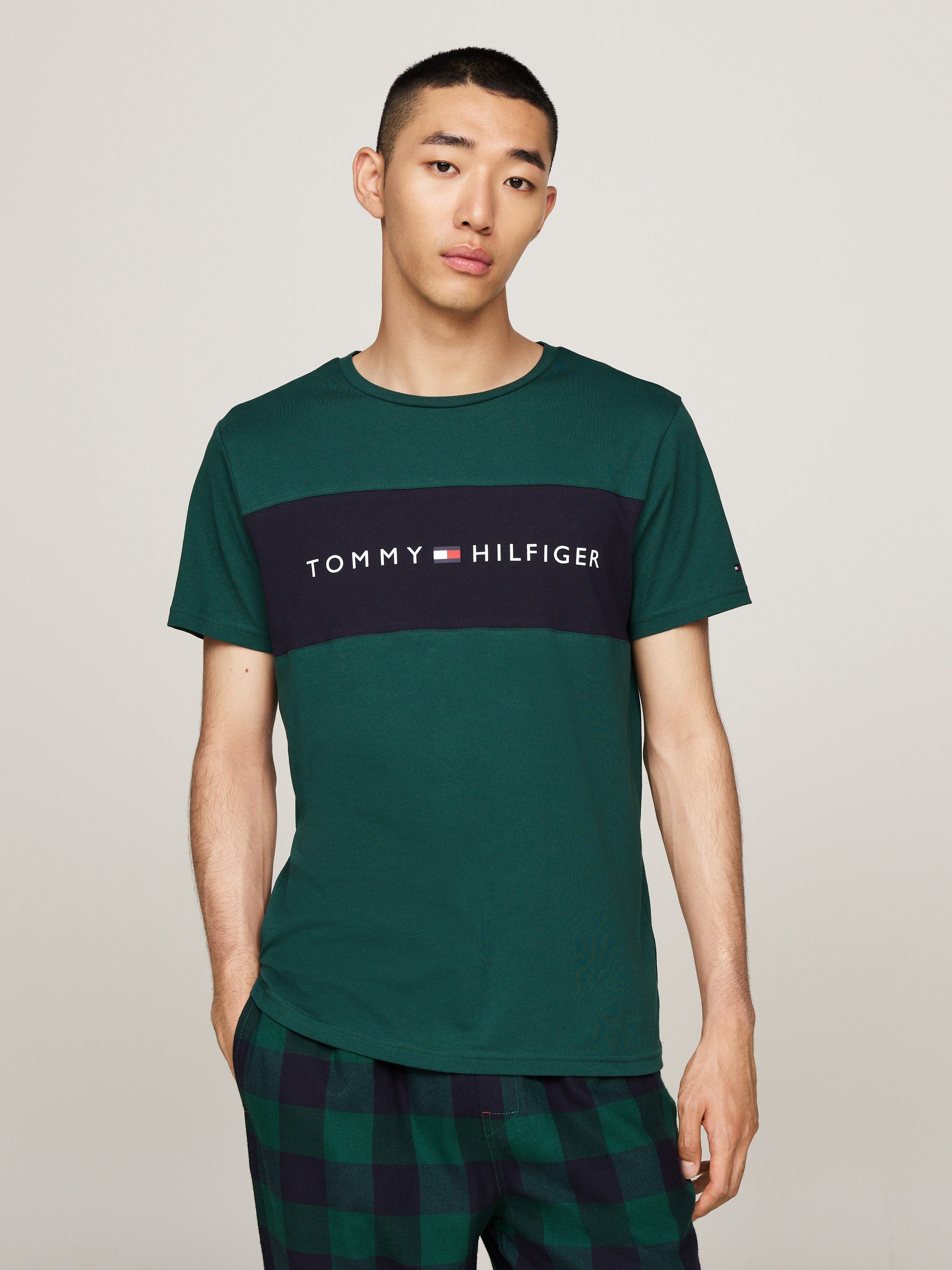 Tommy Hilfiger Underwear T-shirt SS T-SHIRT BLOCK LOGO met kleuraccent, met logo-opdruk