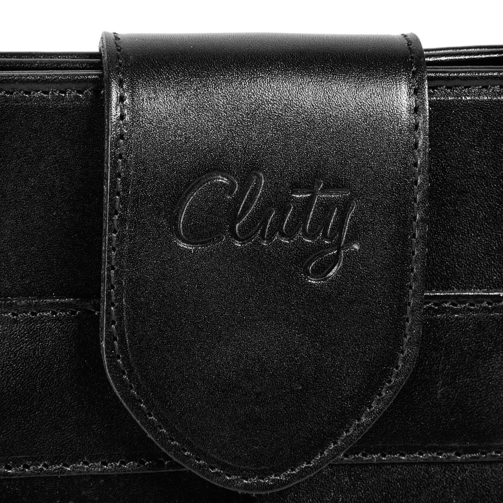 Cluty Tas echt leer, made in italy