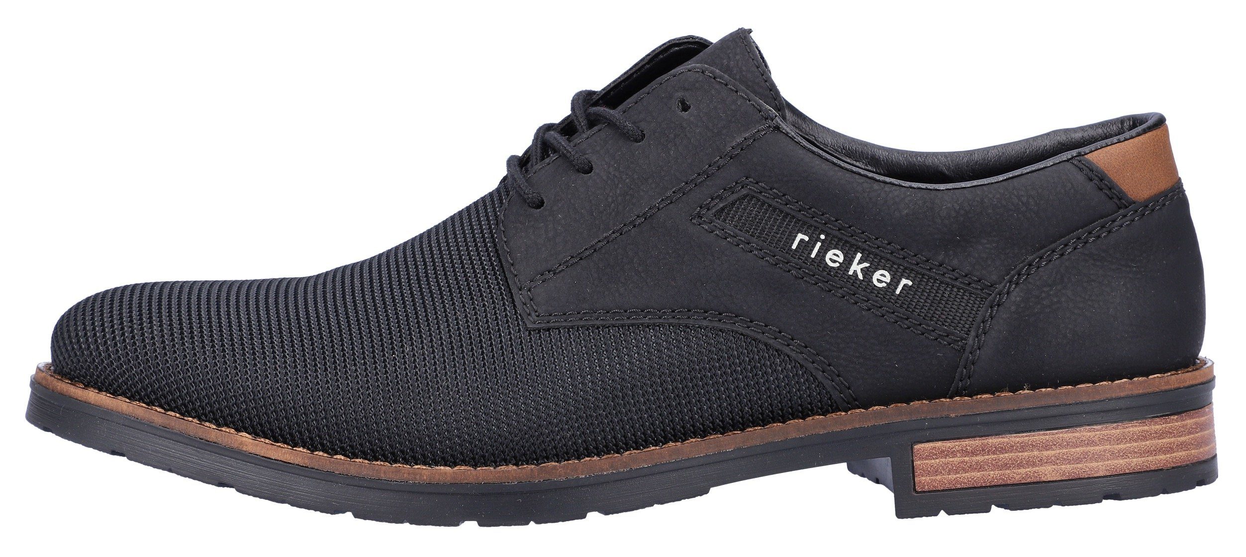 Rieker Veterschoenen in business-look, vrijetijdsschoen, lage schoen, veterschoen