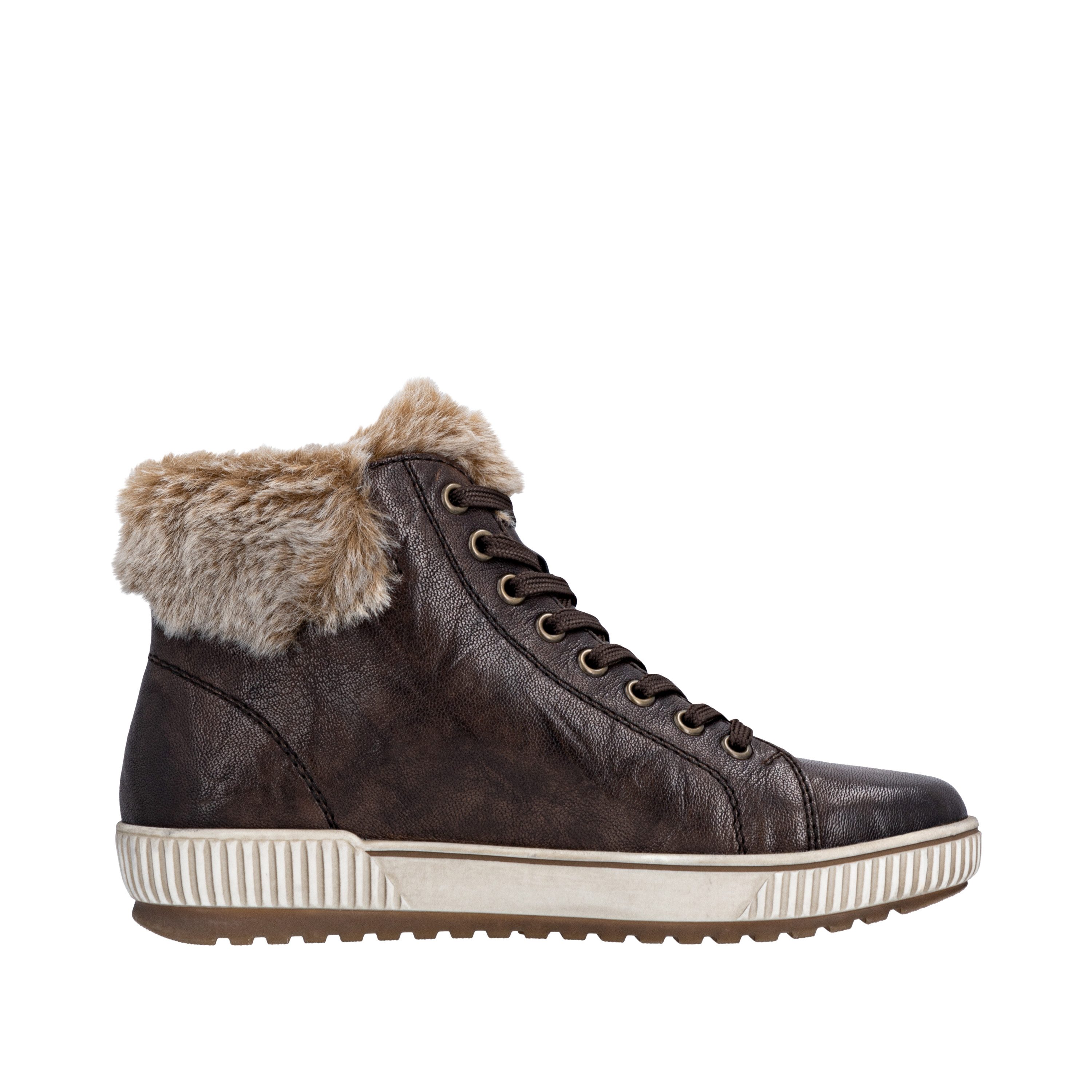 Remonte Winterlaarzen , plateau, outdoorschoen veterschoenen met waterafstotende tex-membraan