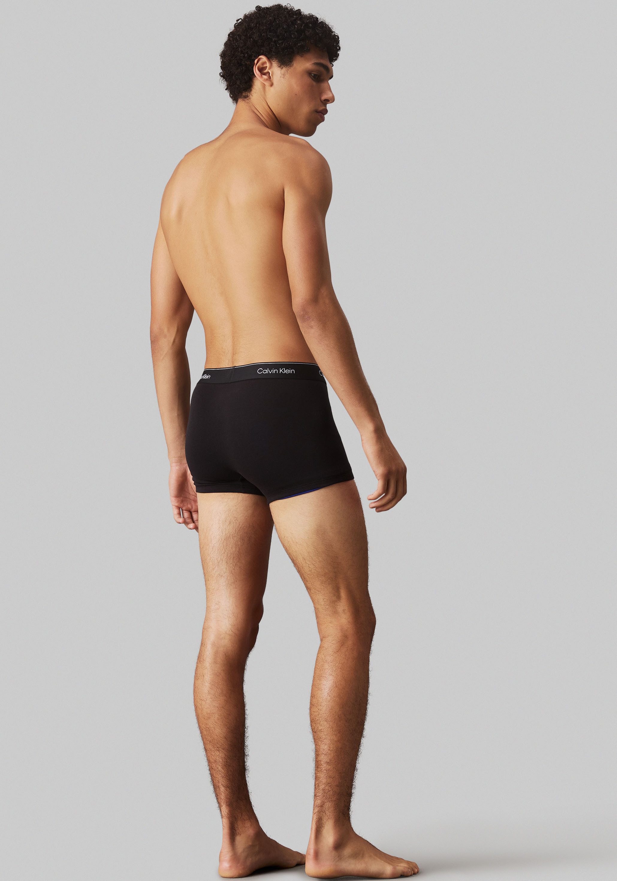 Calvin Klein Boxershort TRUNK 3PK met logo-elastische tailleband (3 stuks) (set, 3 stuks)