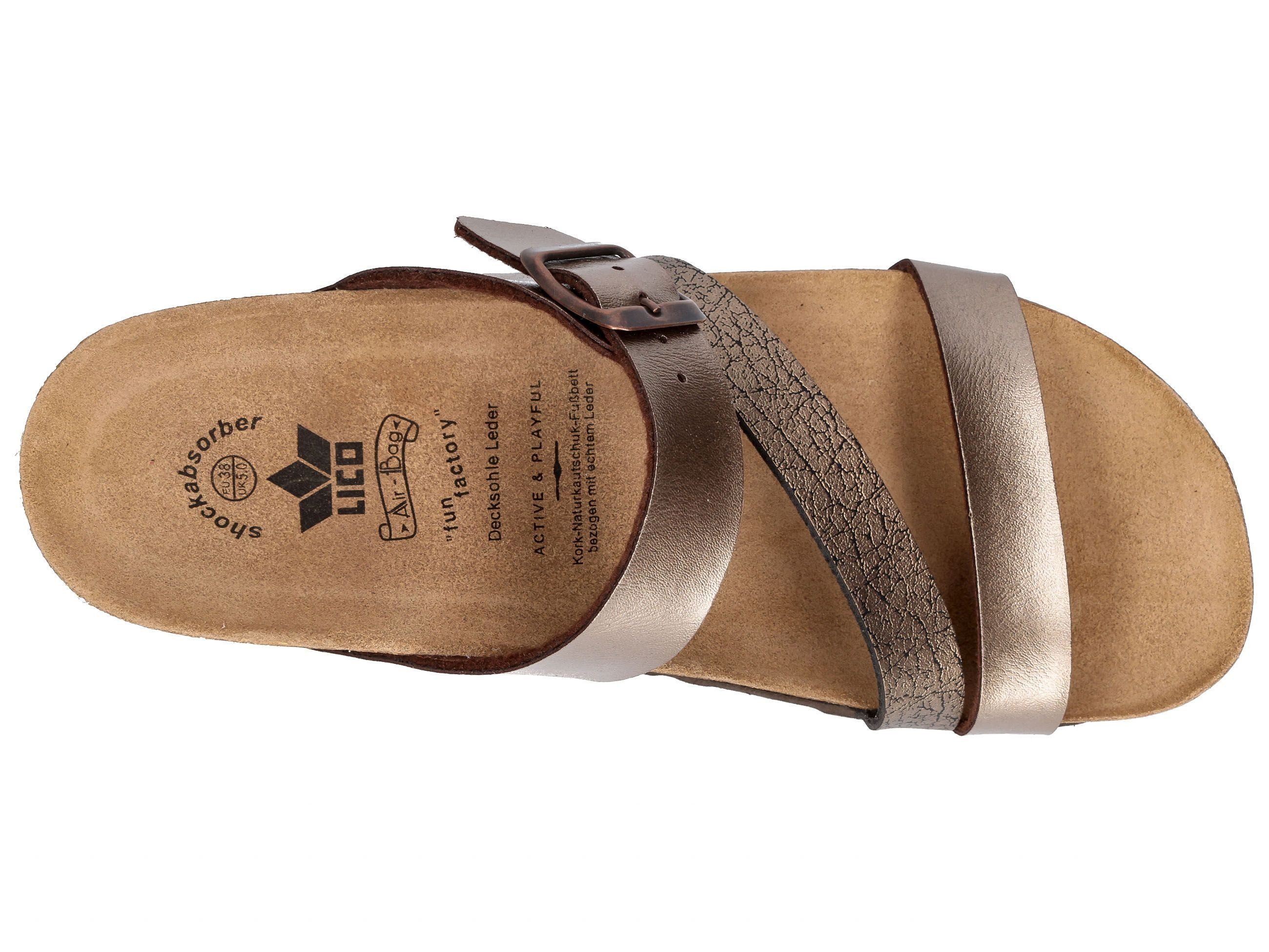 Lico Slippers Natuurlijk glitter