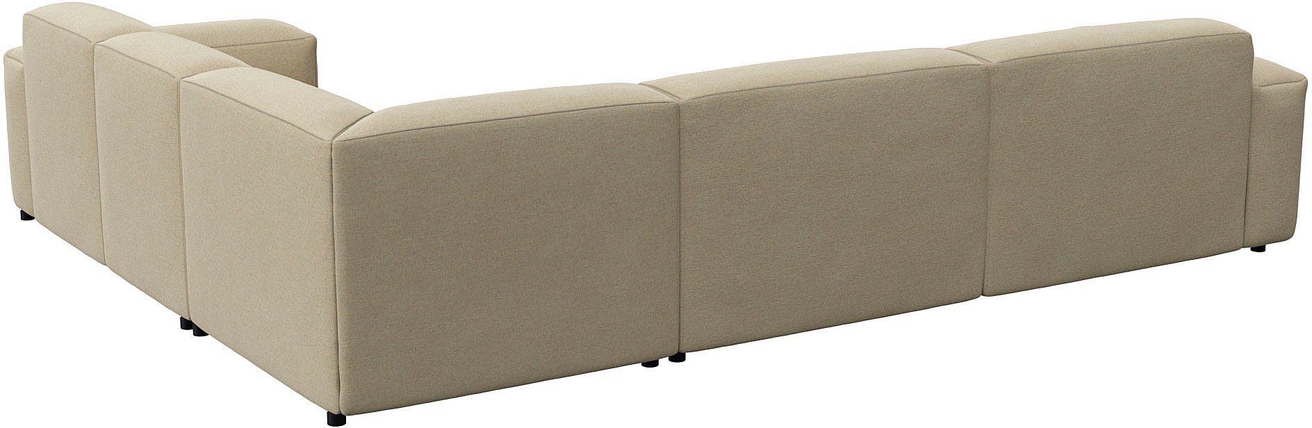 FLEXLUX Hoekbank Lucera, super comfortabel door hoogwaardige zitconstructie met koudschuim