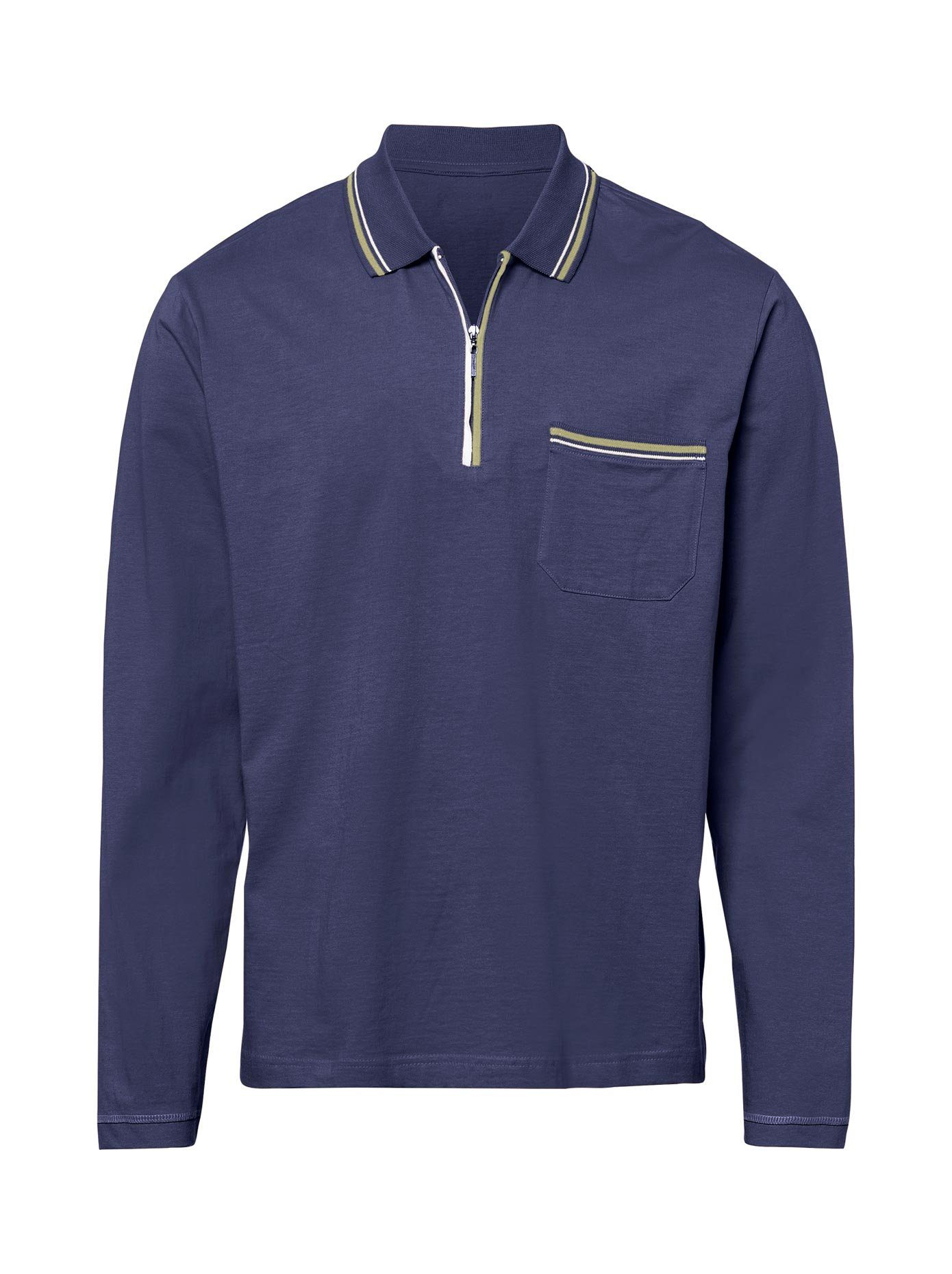 Classic Poloshirt met lange mouwen Poloshirt (1-delig)
