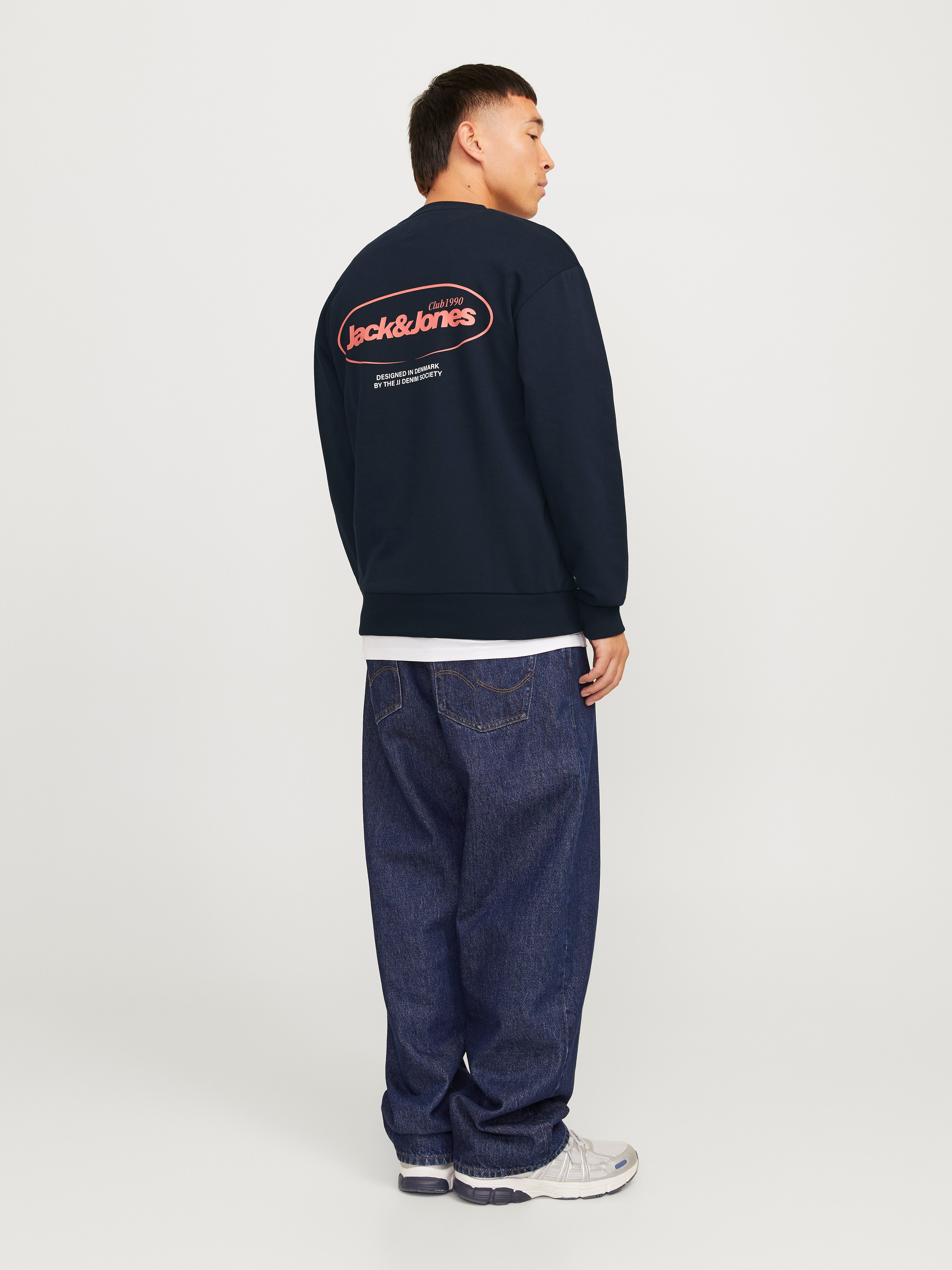 Jack & Jones Sweatshirt JJEBRADLEY GRAPHIC SWEAT CREW NOOS