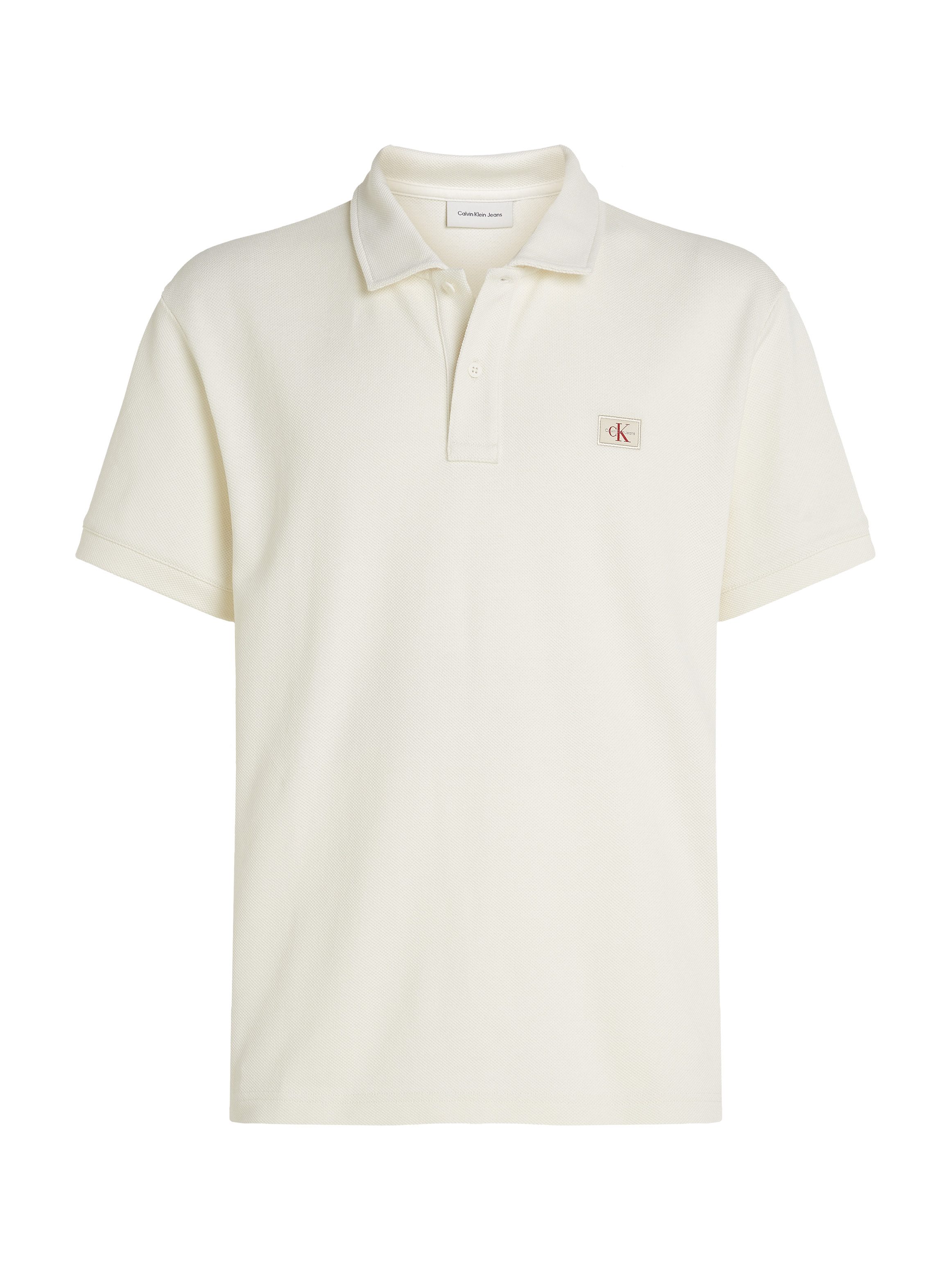 Calvin Klein Poloshirt WOVEN LABEL POLO