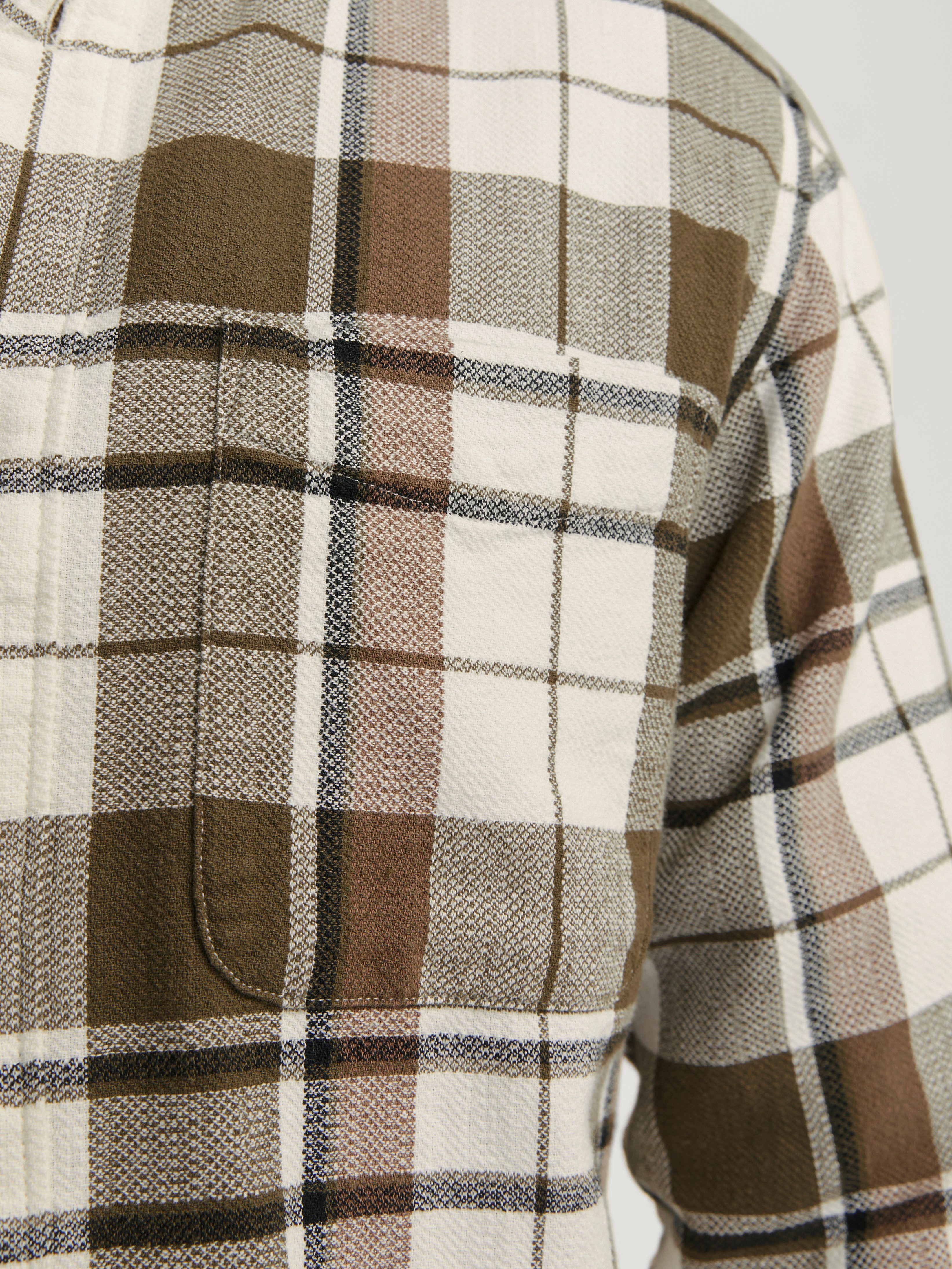 Jack & Jones Overhemd met lange mouwen JPRBLUBROOK CHECK STRUCTURE L/S SHIRT SN