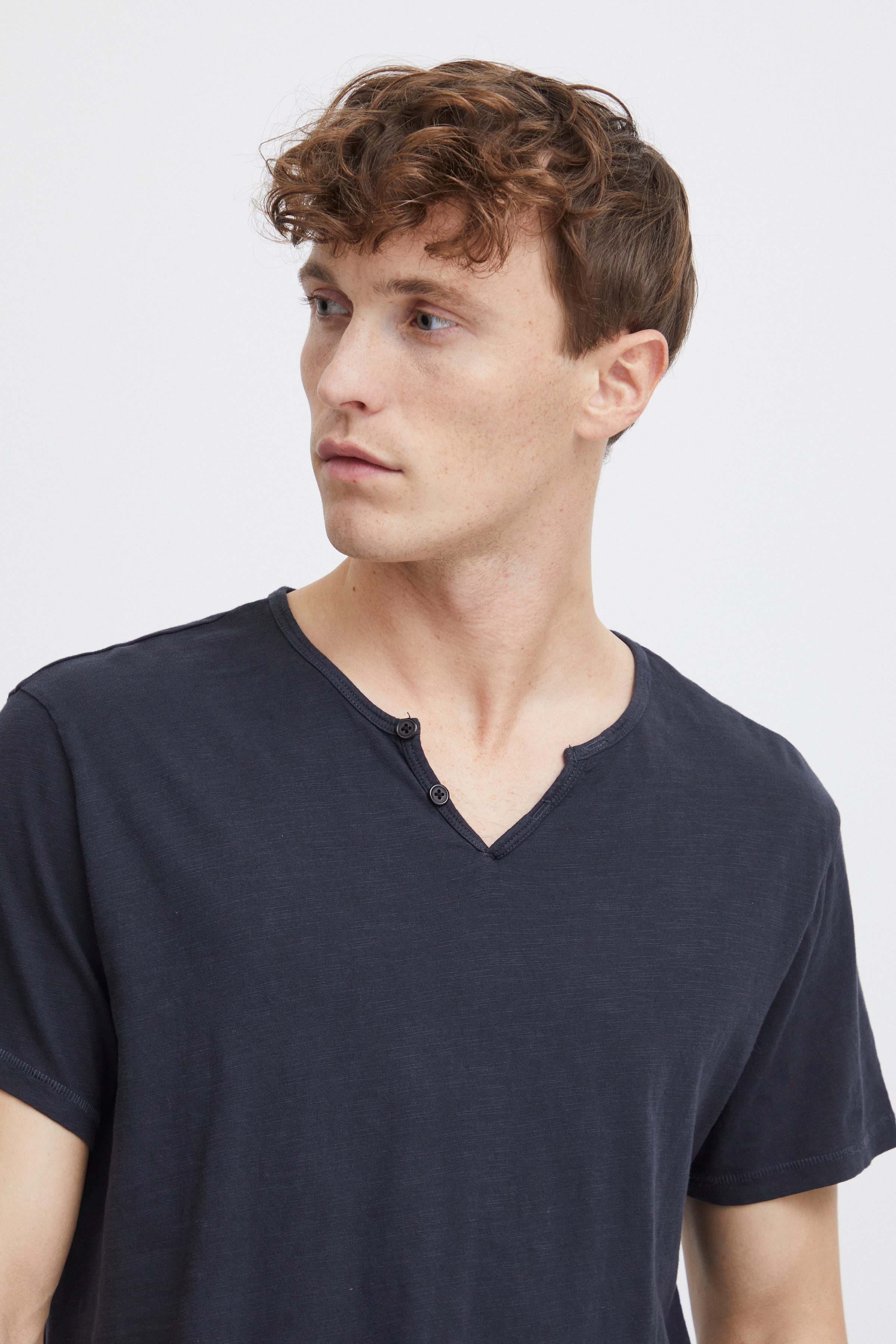 Blend T-shirt BHAshton split neck tee
