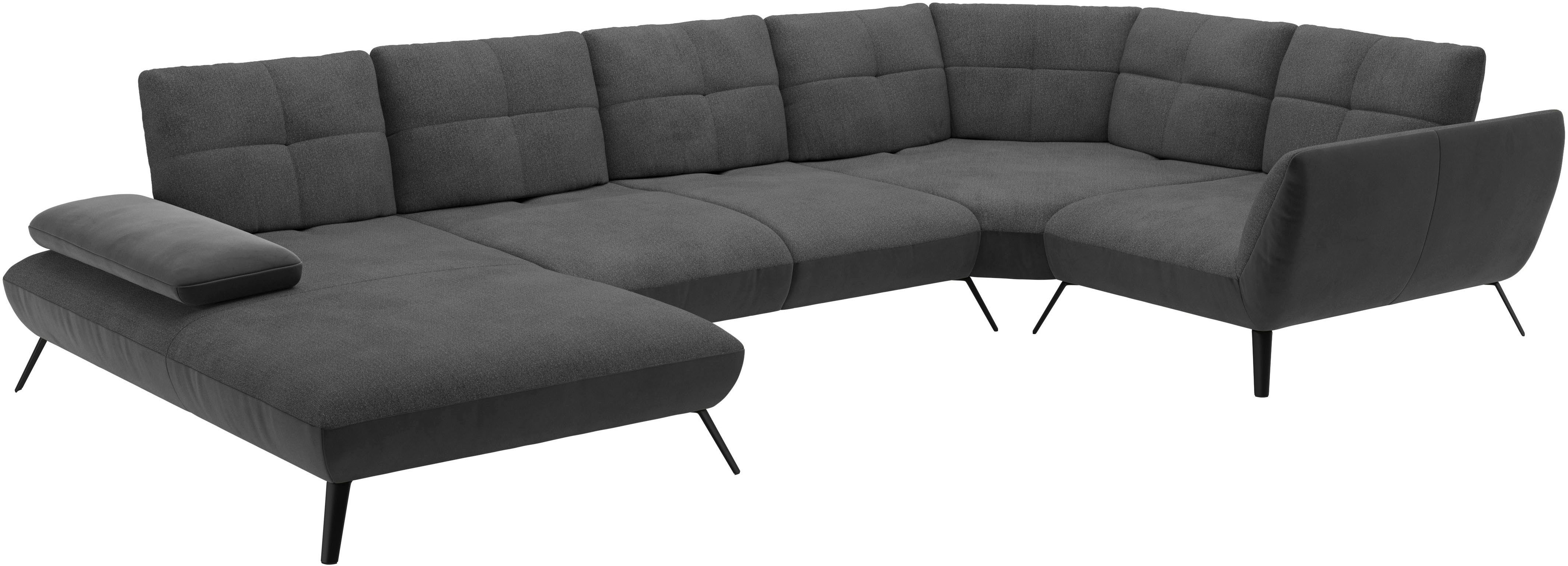 Places of Style Zithoek Mikado U-vorm incl. zitdiepteverstelling en armleuningverstelling