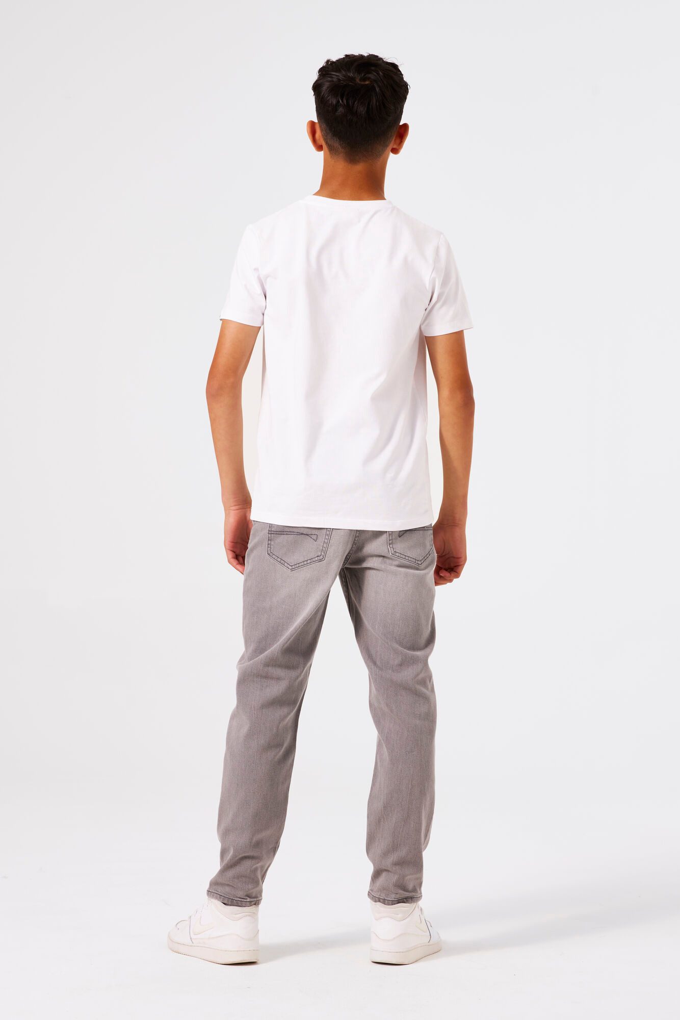 Garcia Dad-jeans Dalino voor jongens, met verwoeste effecten